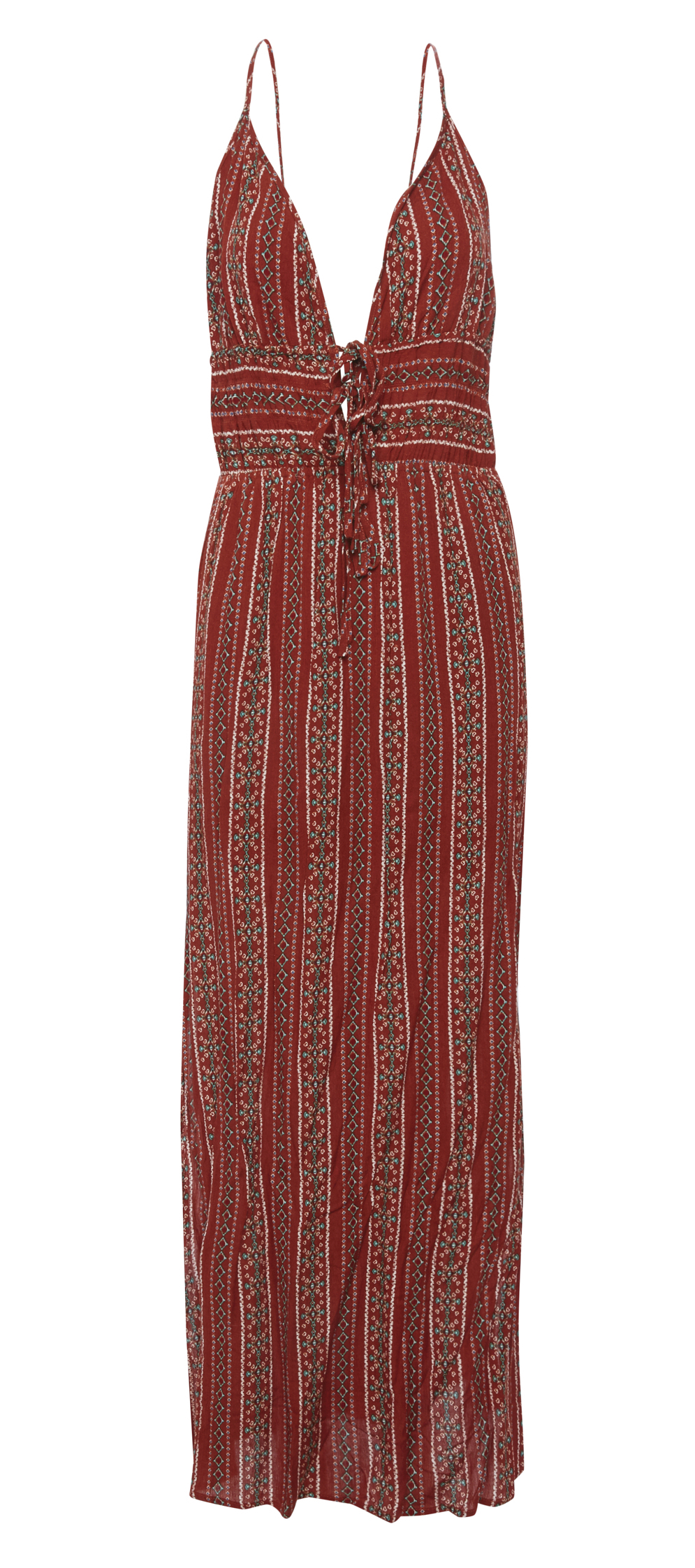 Aztec Print Maxi Dress