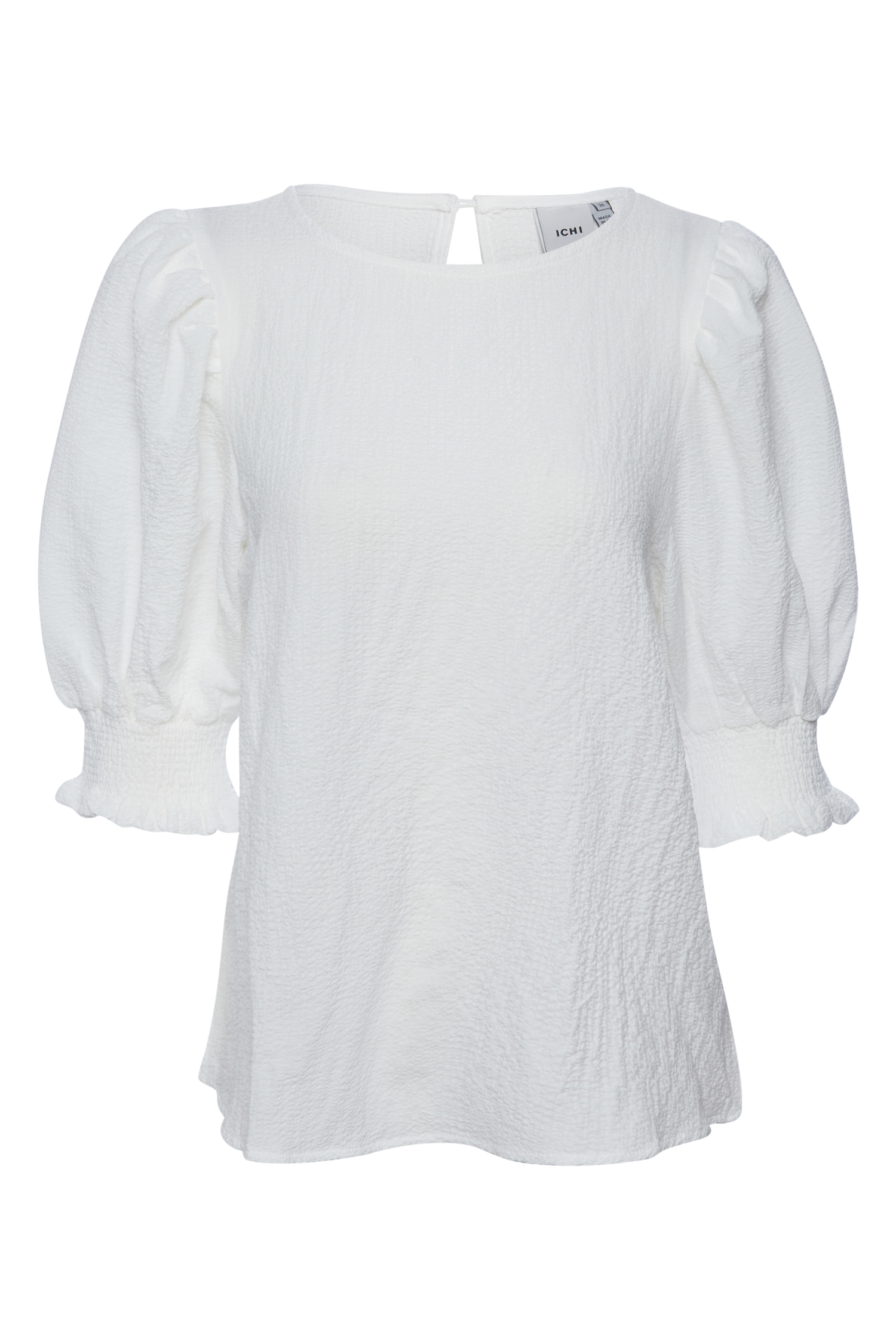 ICHI Puff Sleeve Blouse