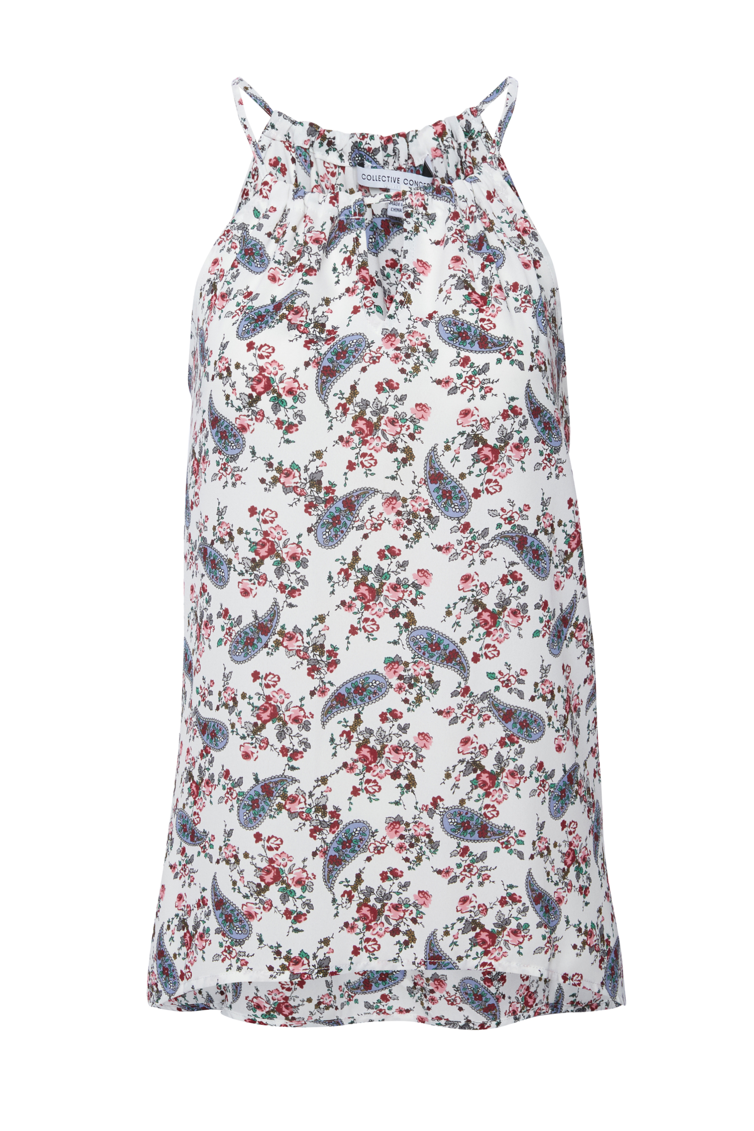 Collective Concepts Halter Style Printed Top