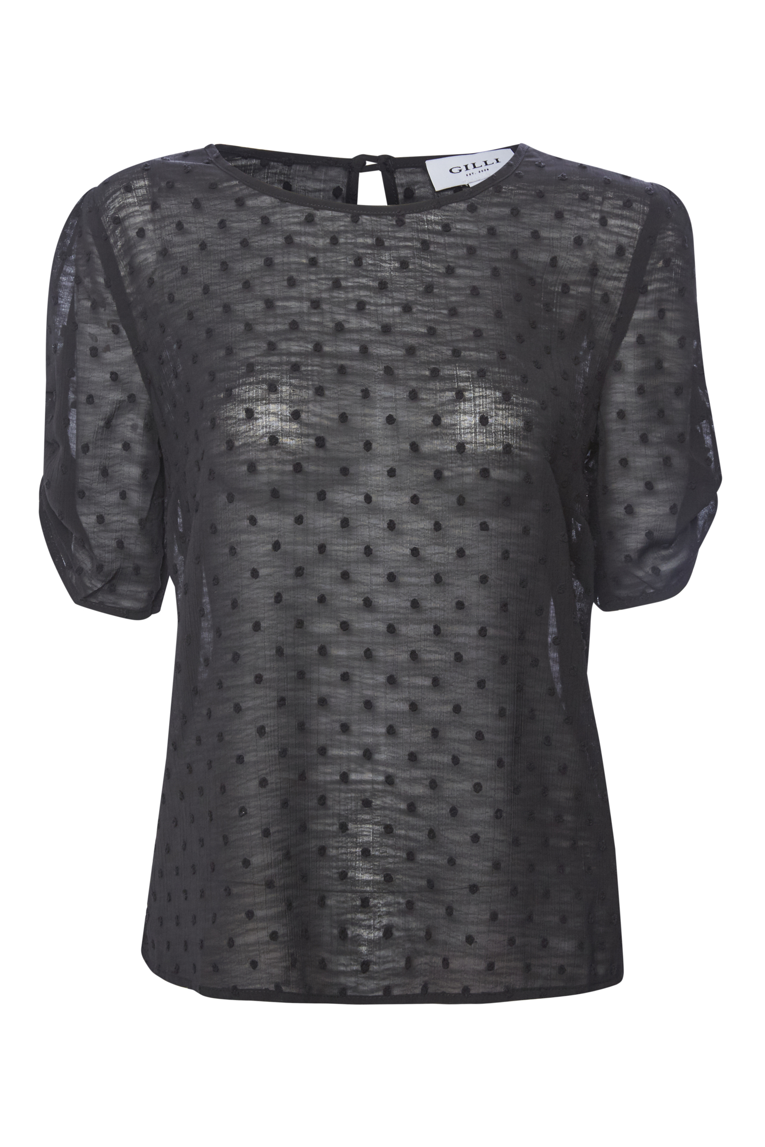 Sheer Polka Dot Blouse