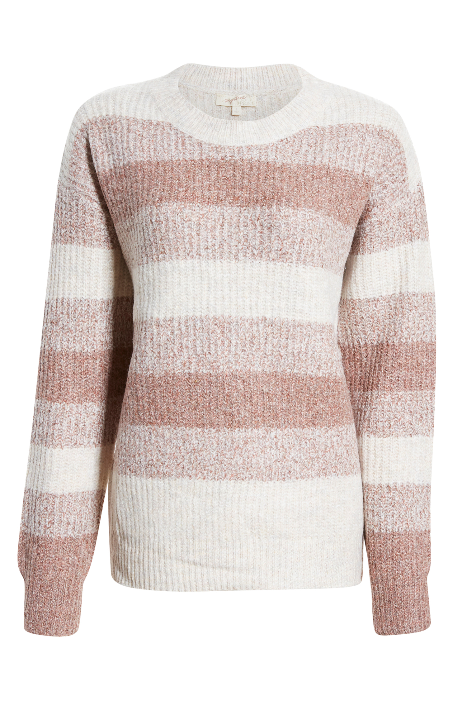 Striped Knit Pullover