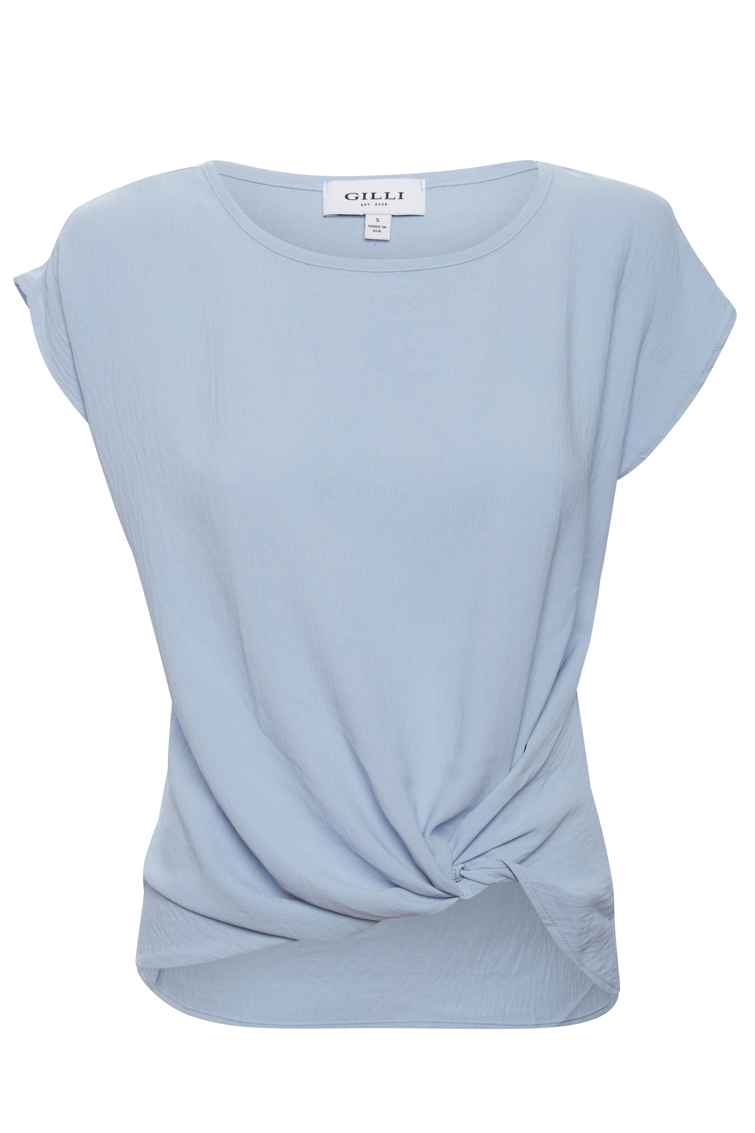 Side Knot Short Sleeve Top