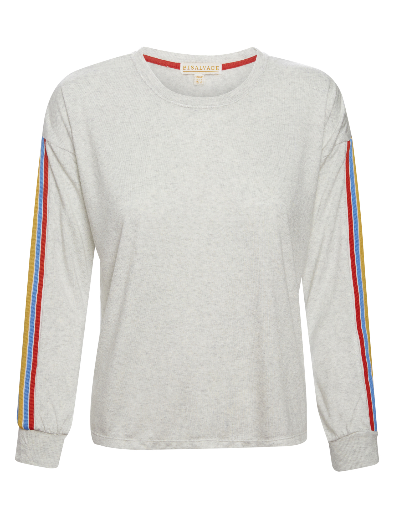 PJ Salvage Side Stripe Long Sleeve Top