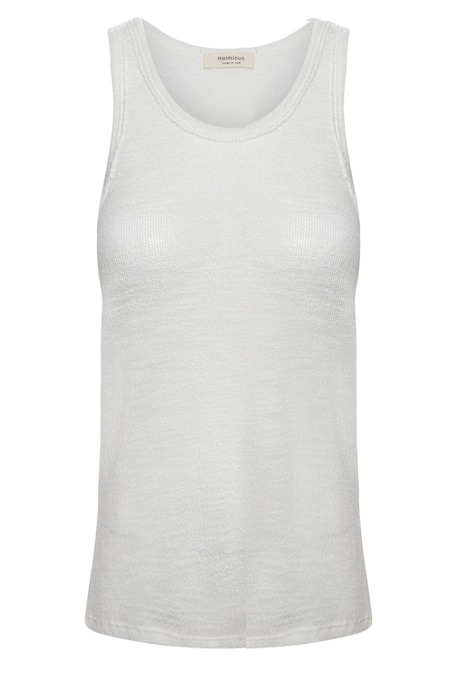 Open Knit Scoop Neck Tank