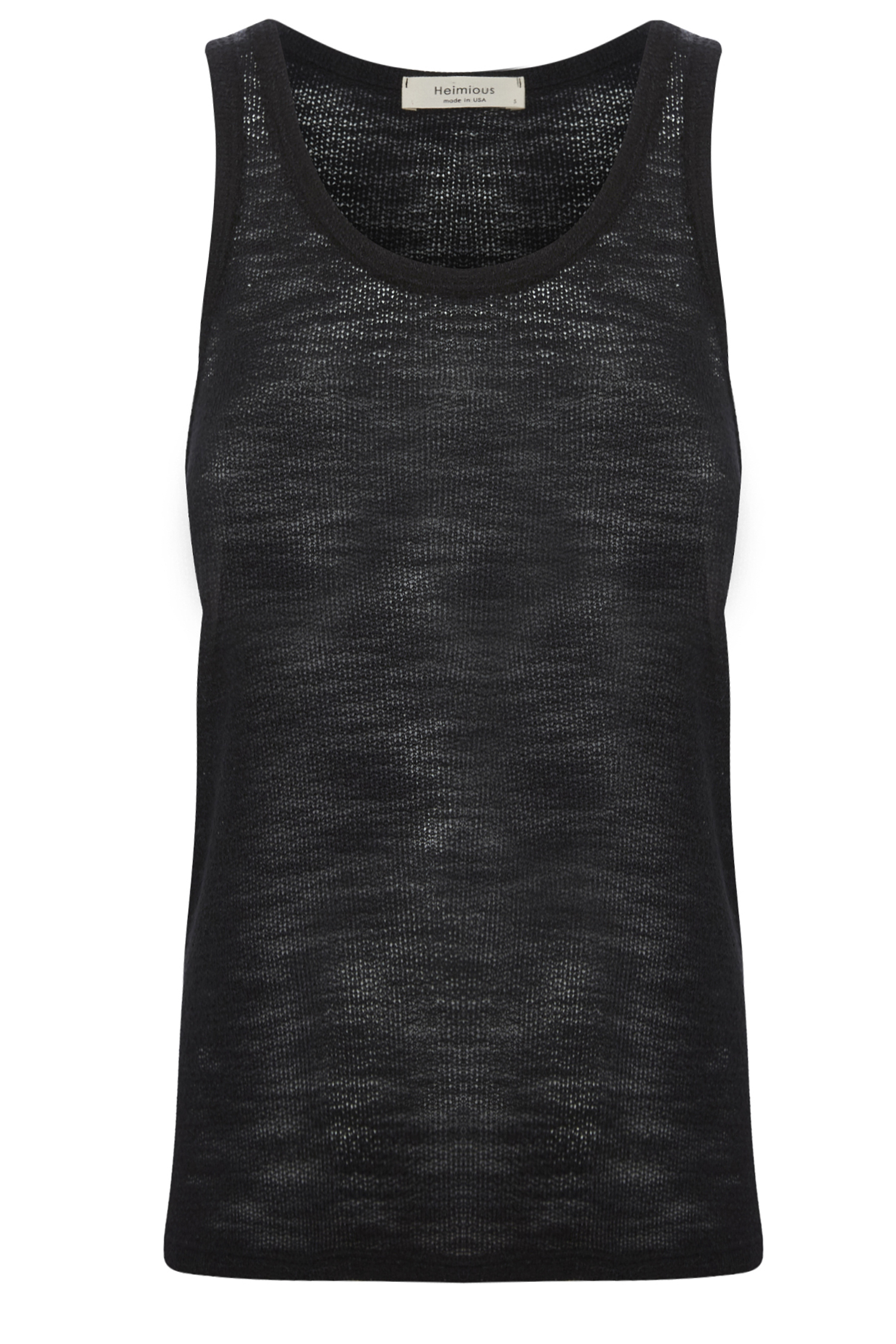 Open Knit Scoop Neck Tank