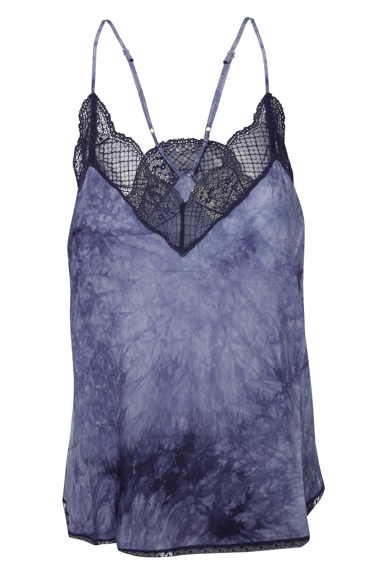 Tie Dye Lace Trim Cami