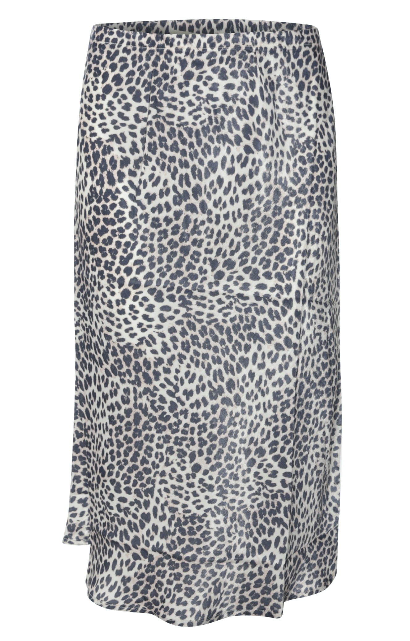 Leopard Print Midi Skirt