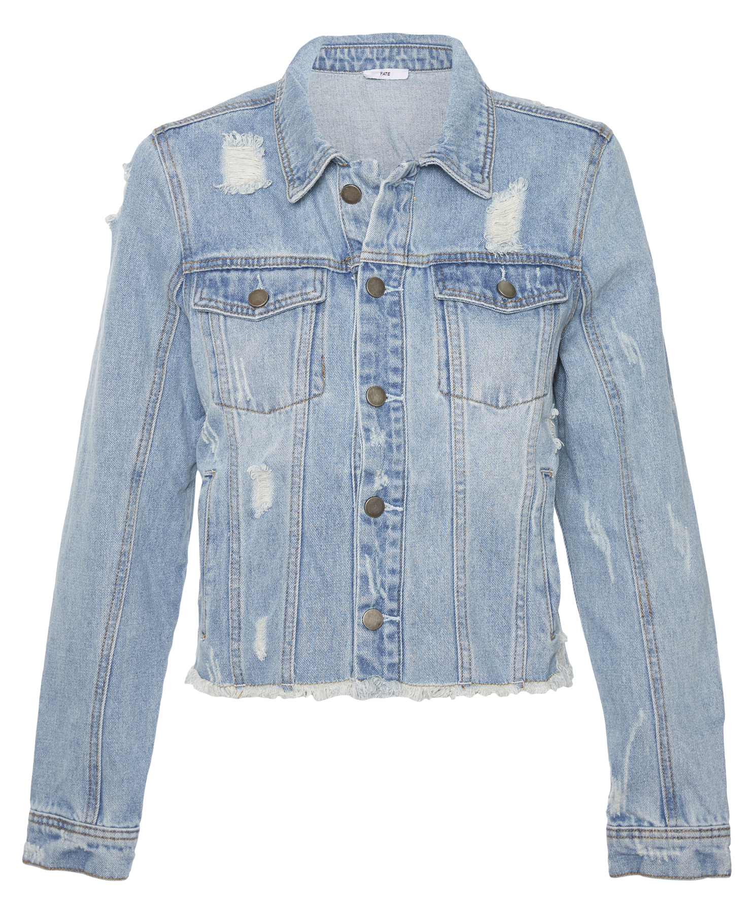 Distressed Denim Jacket