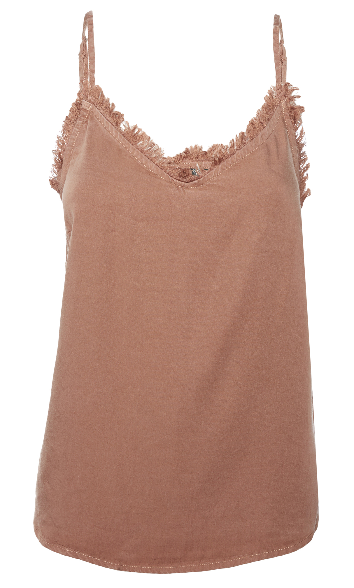 Velvet Heart V-Neck Frayed Neckline Cami