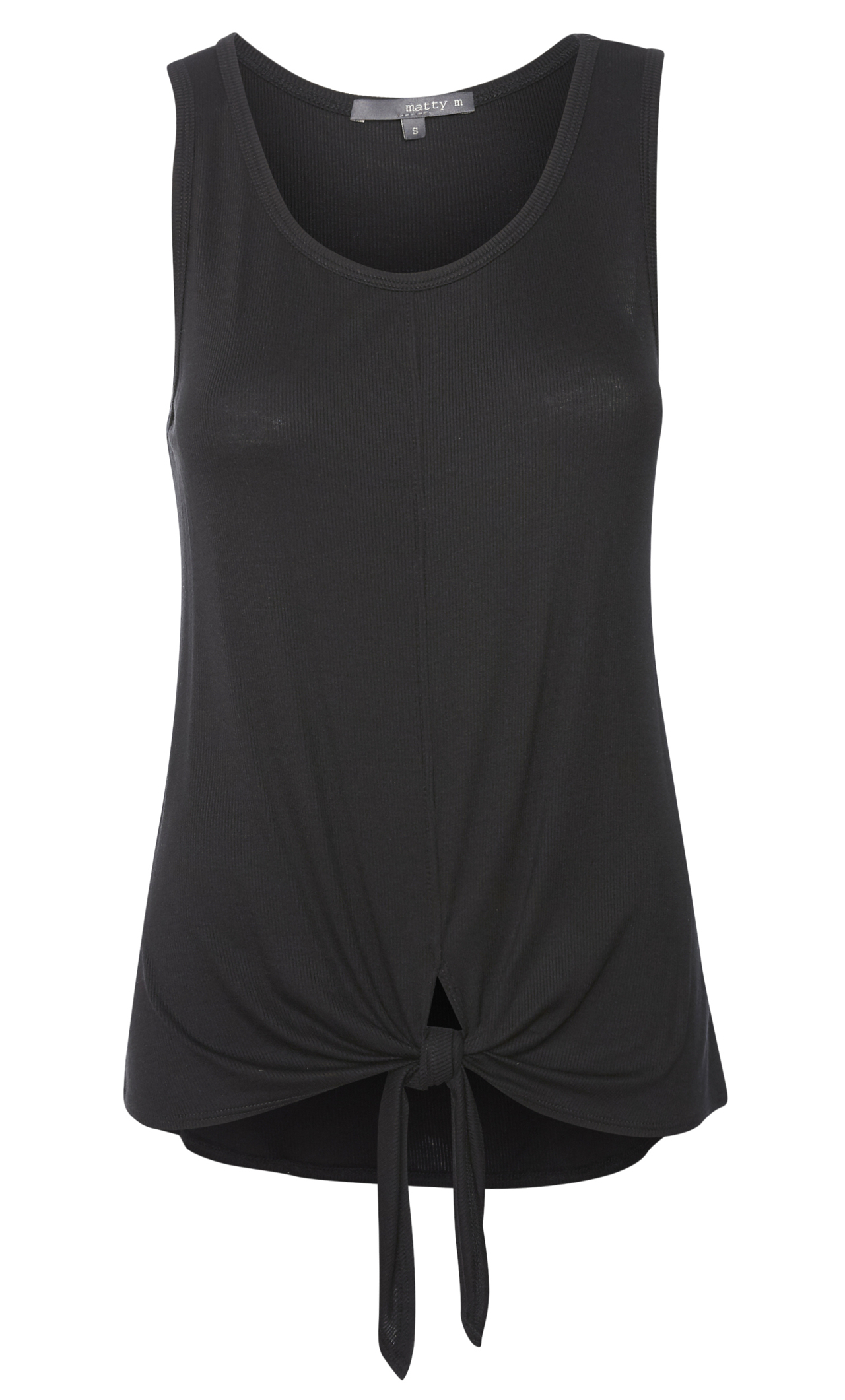 Matty M Front Knot Knit Tank
