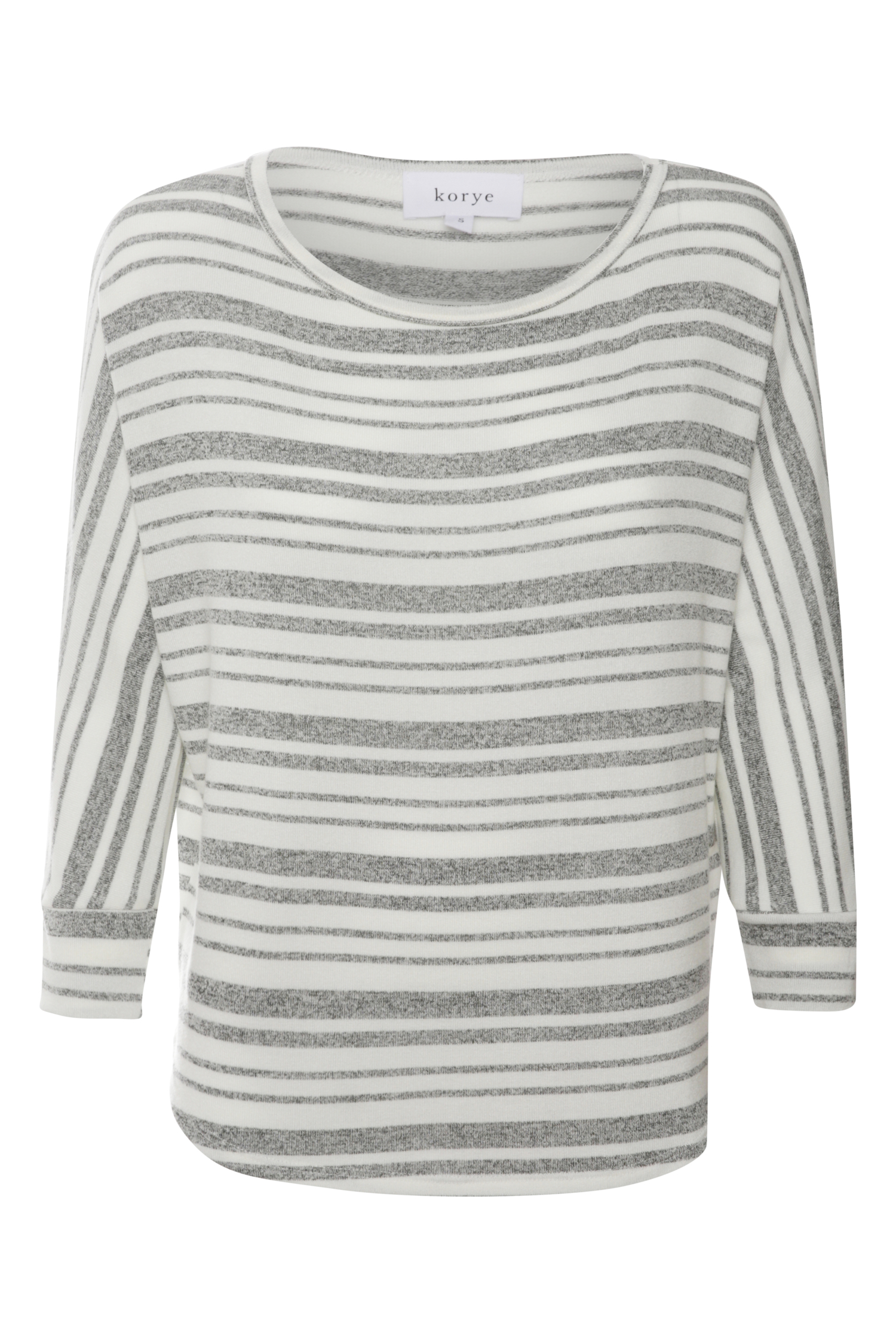 3/4 Sleeve Striped Top