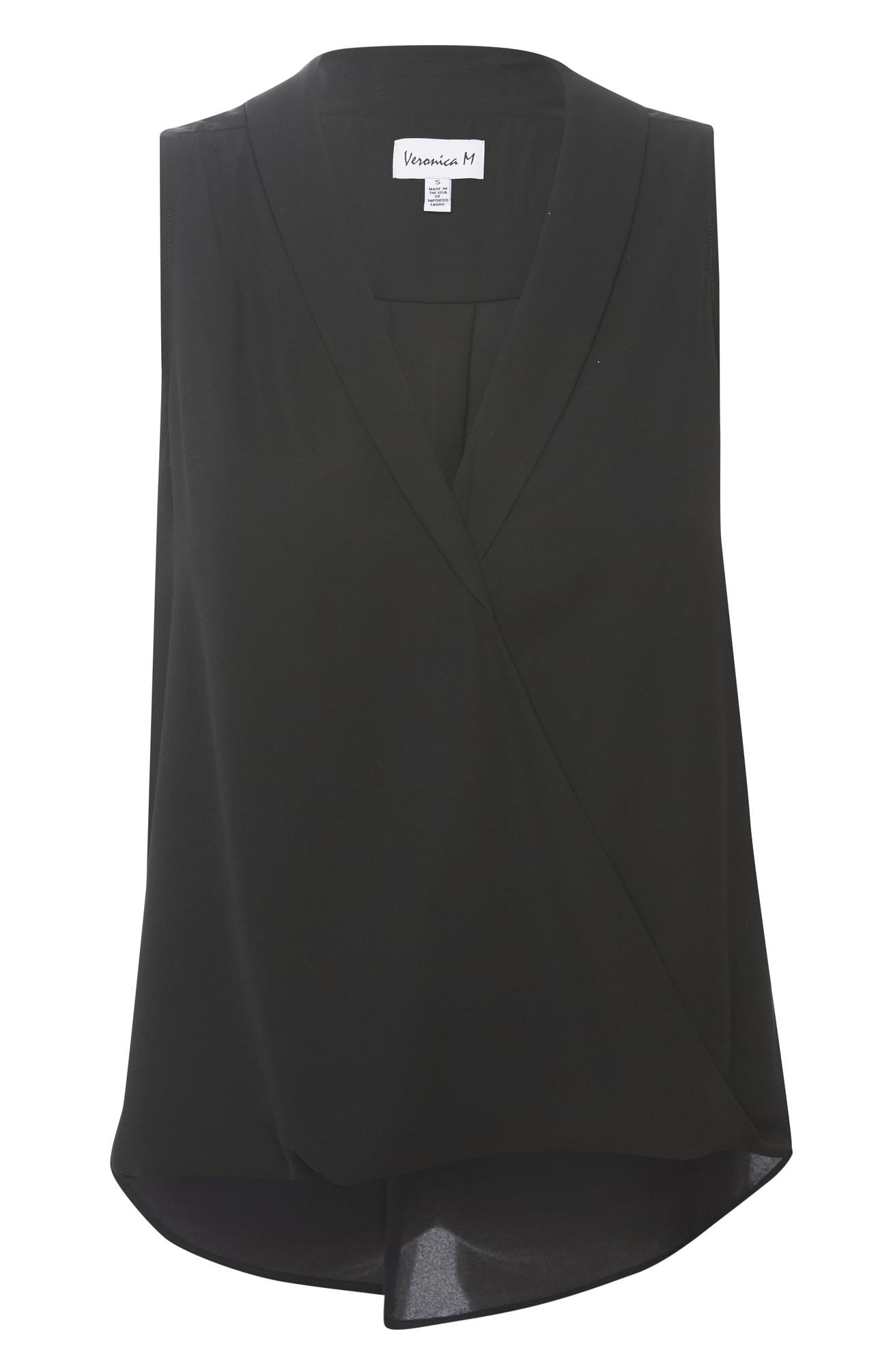 Veronica M Sleeveless Collared Top