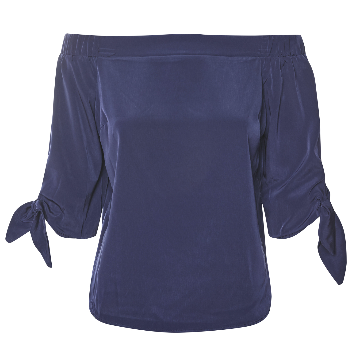 Matty M Off-the-Shoulder Tie Sleeve Top