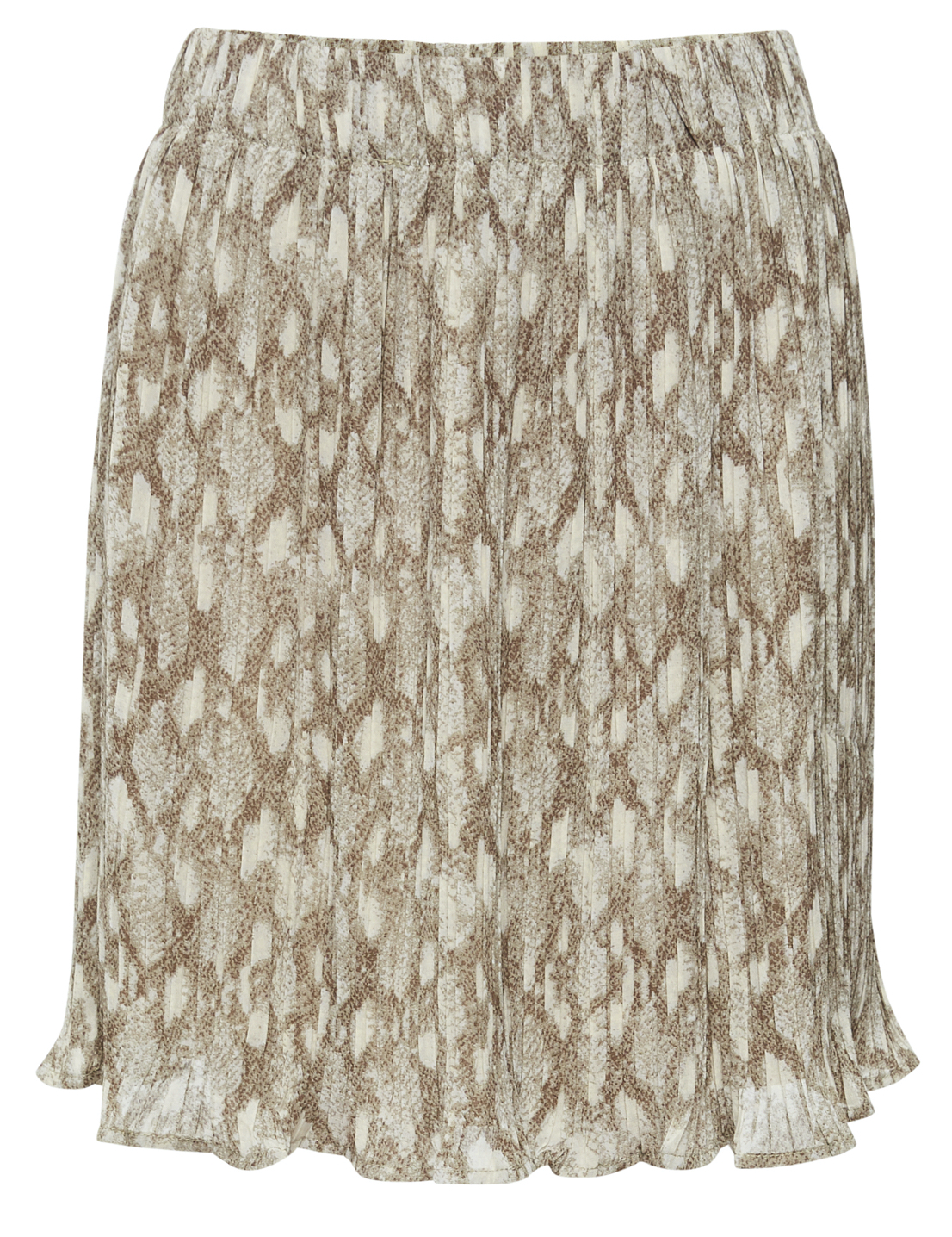 Printed Pleated Skirt