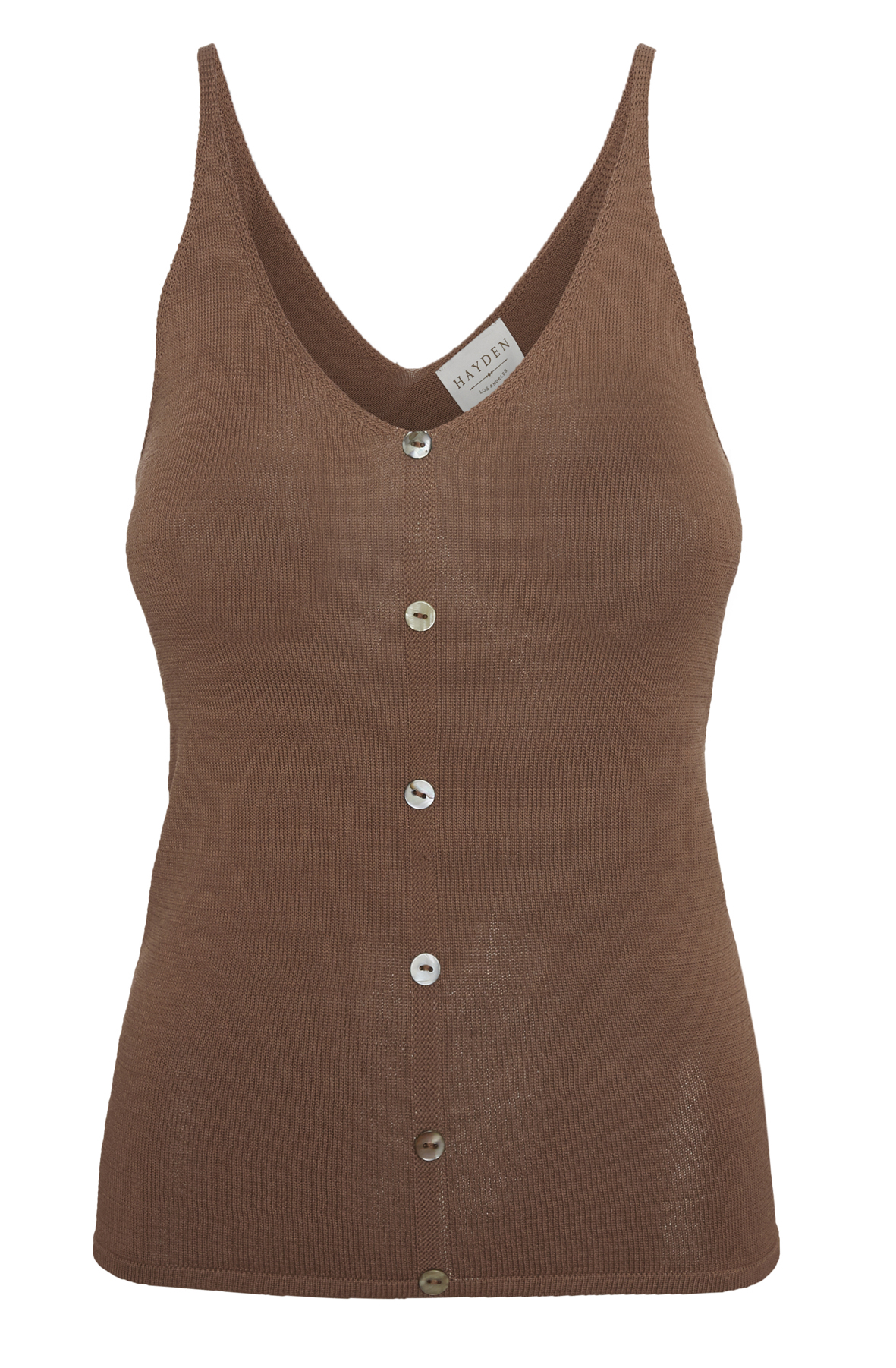 Button-Down Knit Tank