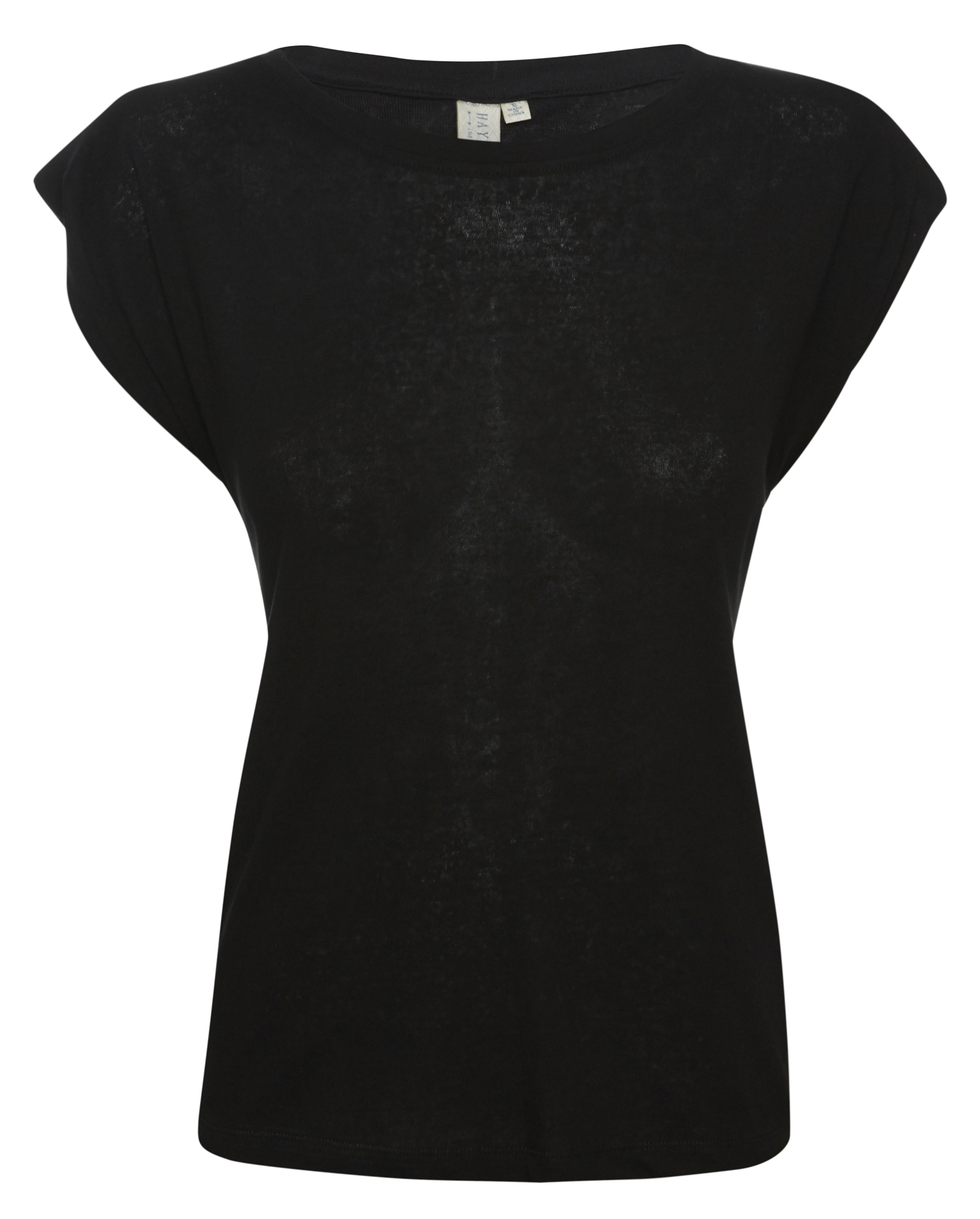 Padded Shoulder Sleeveless Top