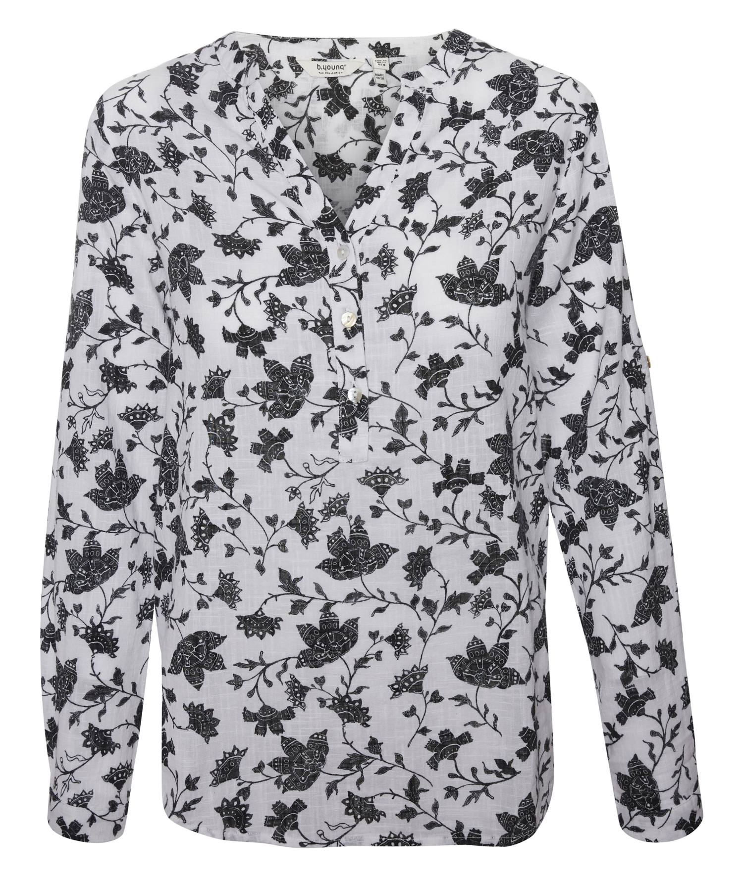 B. Young Floral Print Long Sleeve