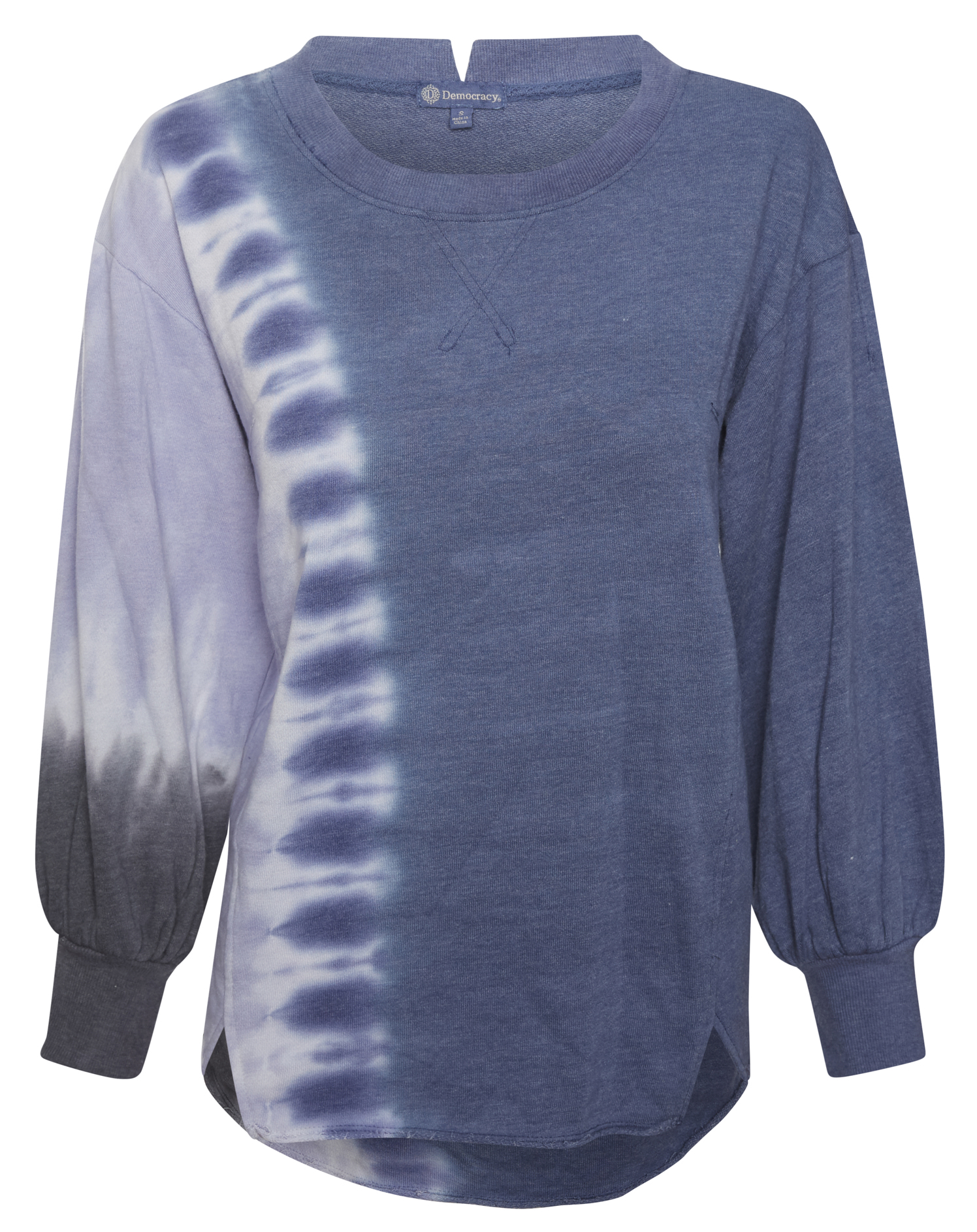 Democracy Asymmetric Tie Dye Sweatshirt