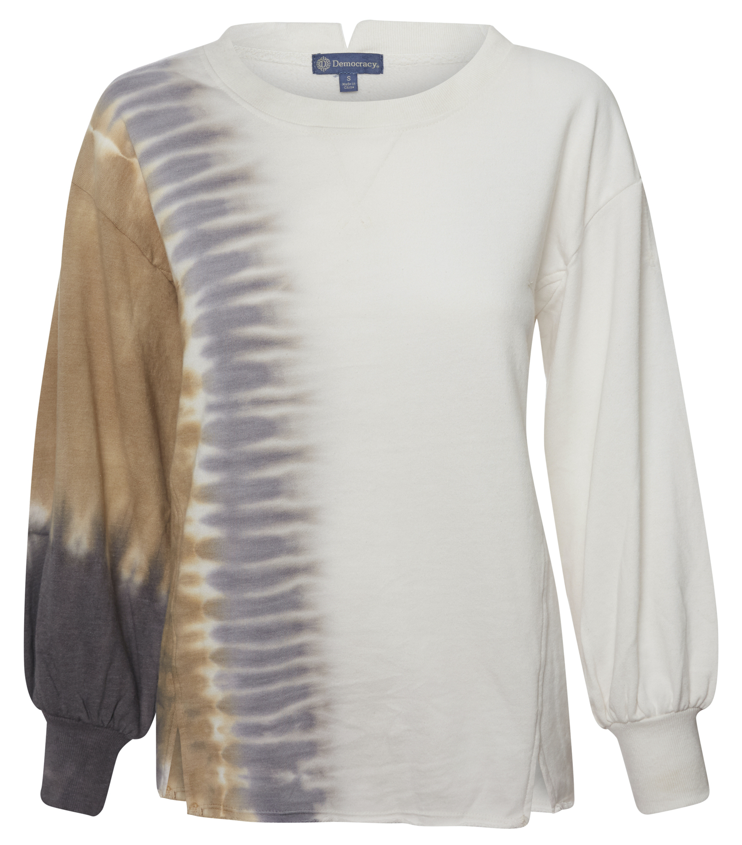 Democracy Asymmetric Tie Dye Sweatshirt