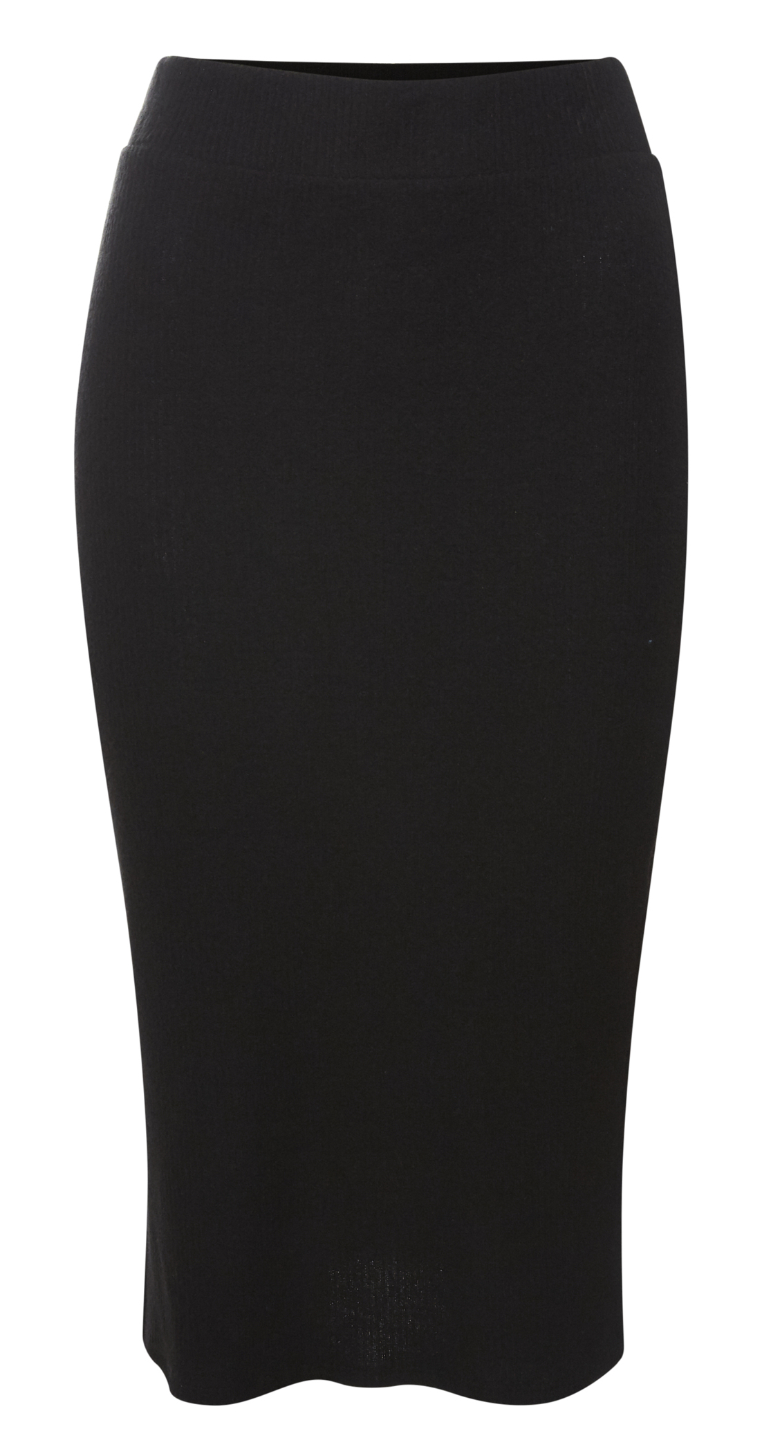 Ribbed Knit Pencil Skirt