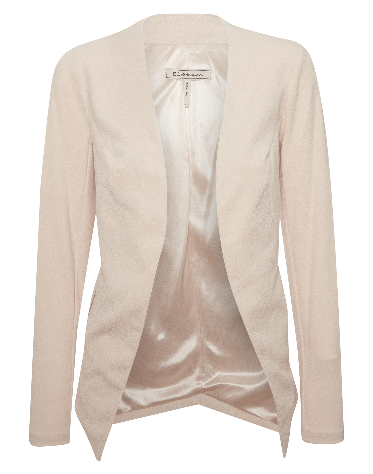 BCBGeneration Collarless Tailored Blazer