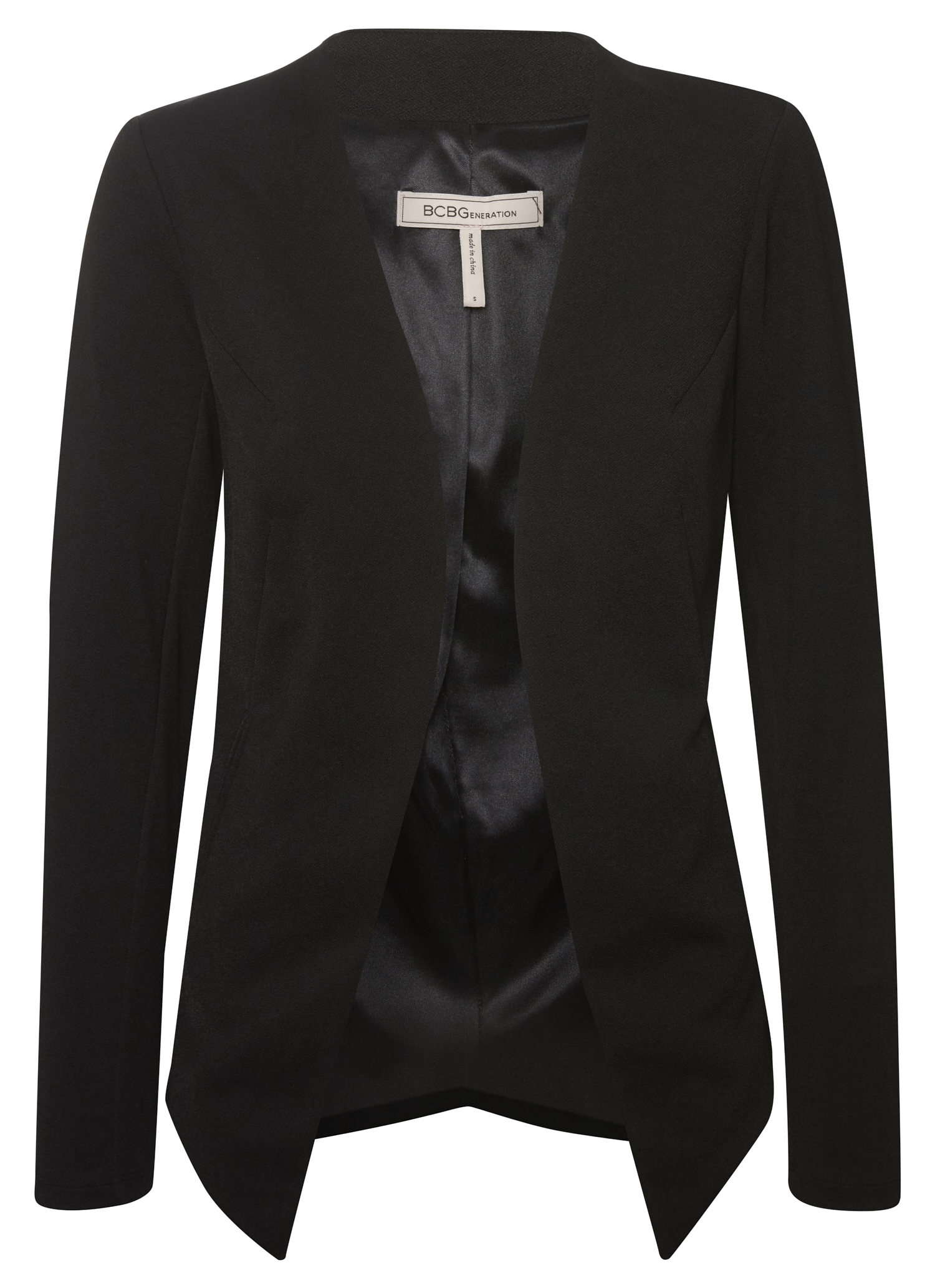 BCBGeneration Collarless Tailored Blazer