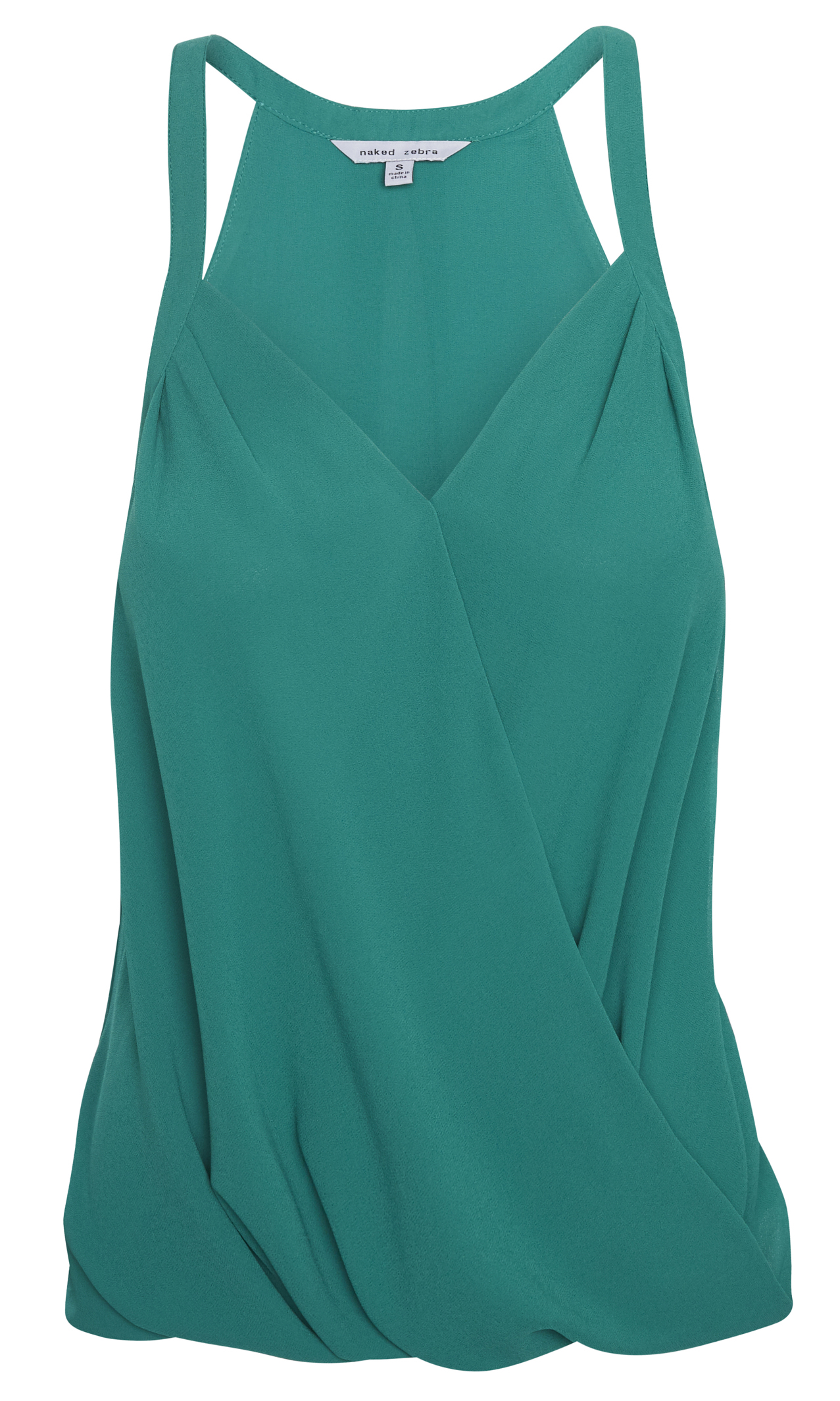 Surplice Halter Style Blouse