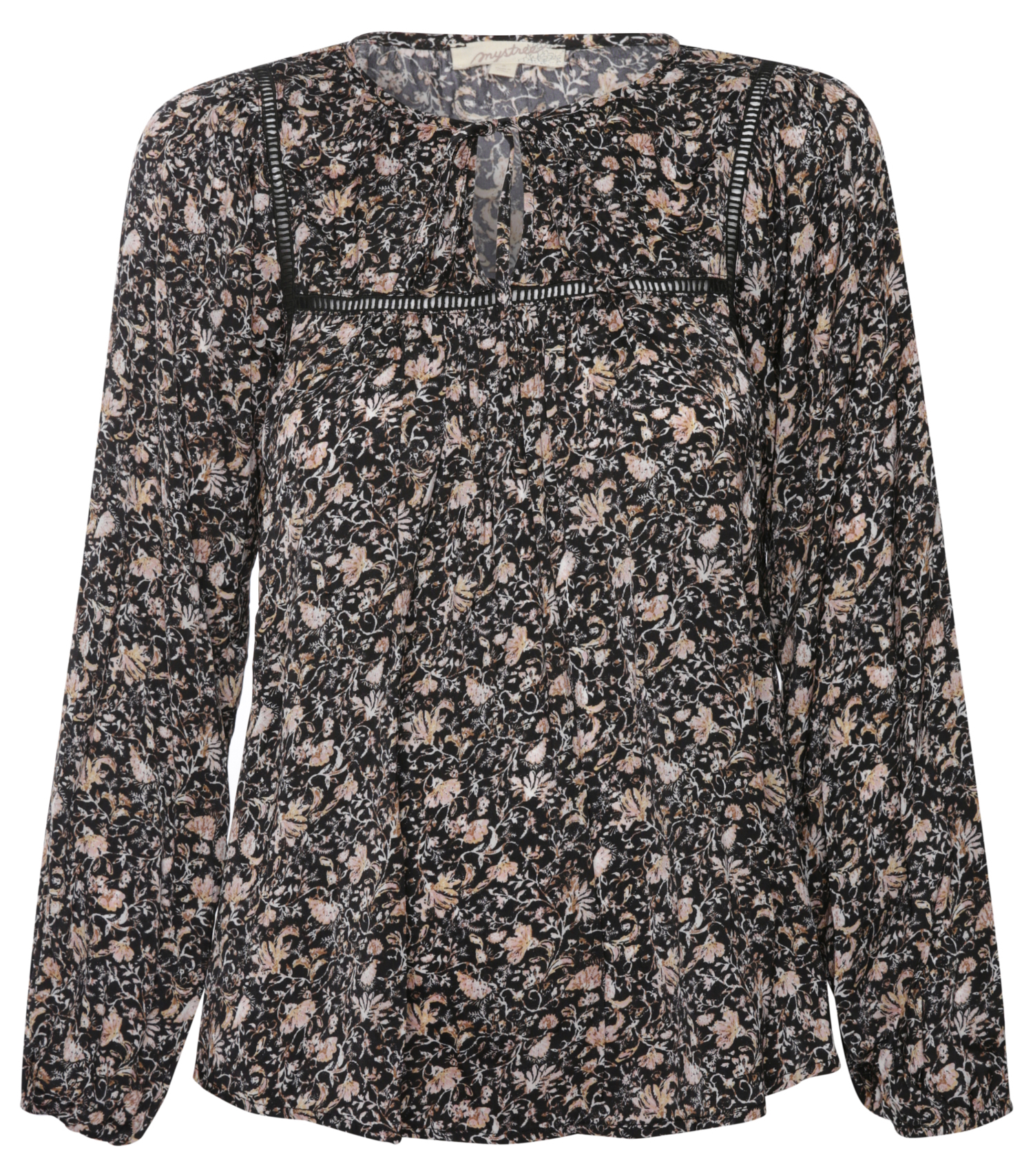 Long Sleeve Keyhole Top