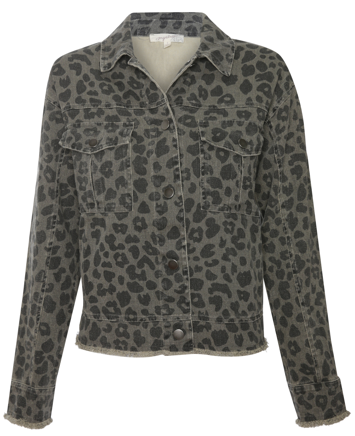 Printed Button Down Jacket
