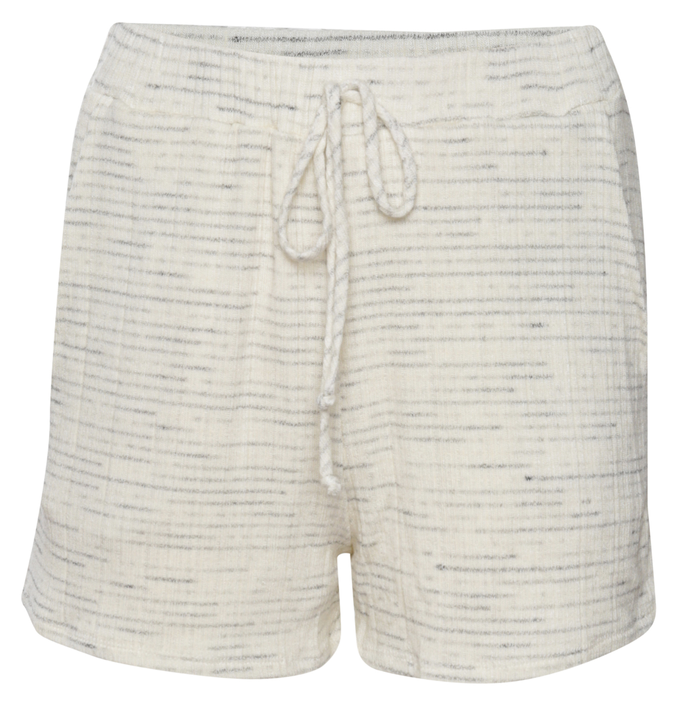 Elastic Waist Fake Tie Shorts