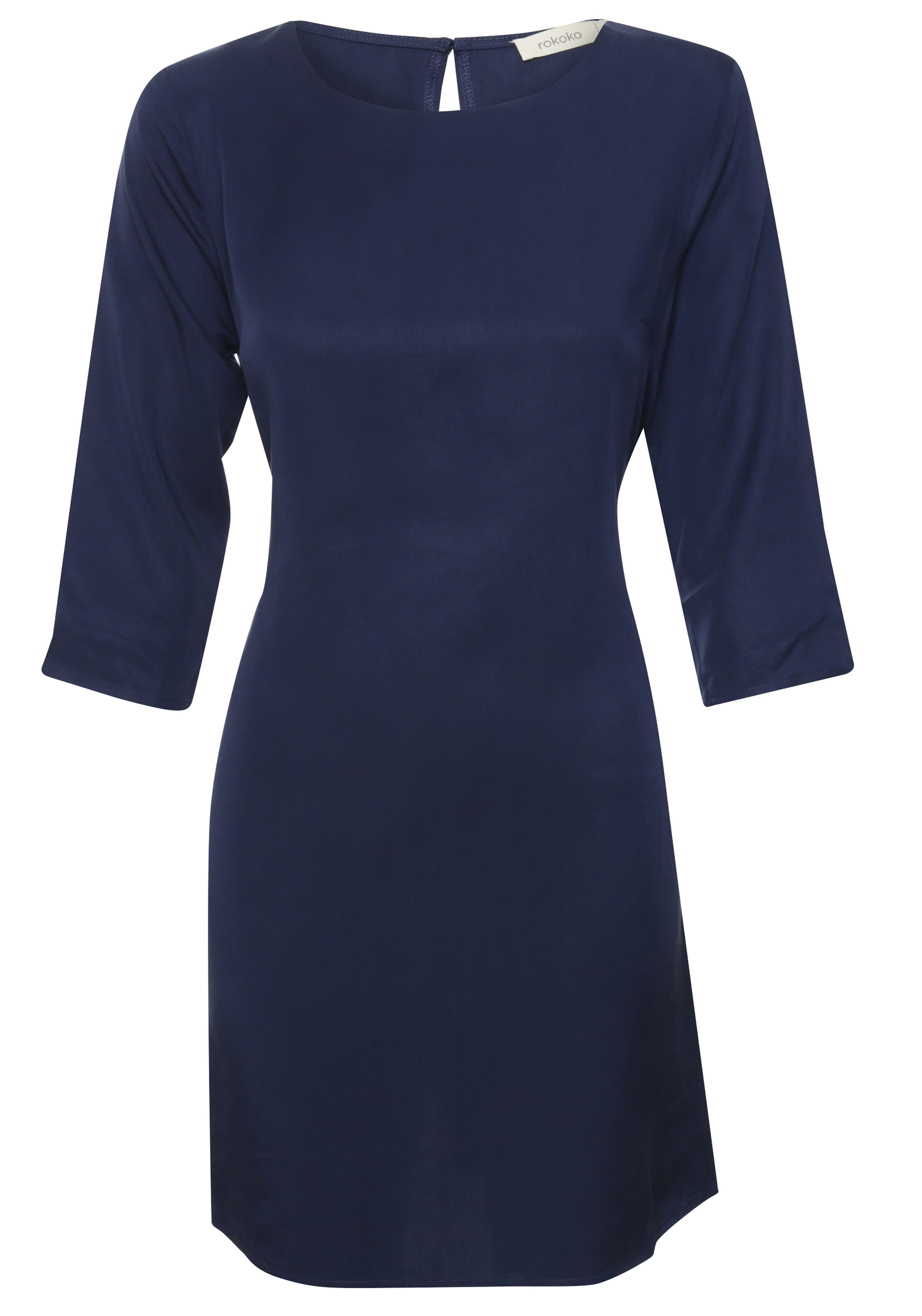 Solid Tencel Shift Dress