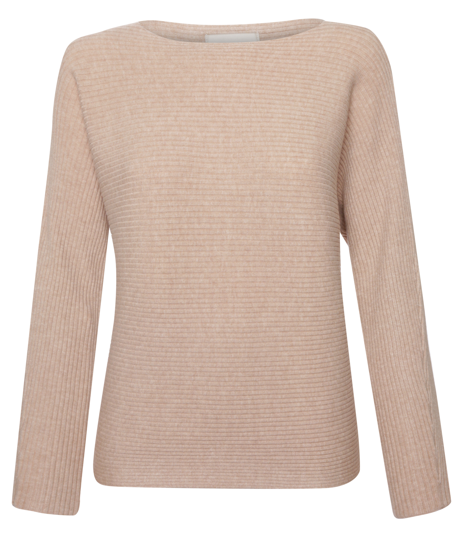 Ottoman Ribbed Boatneck Sweater