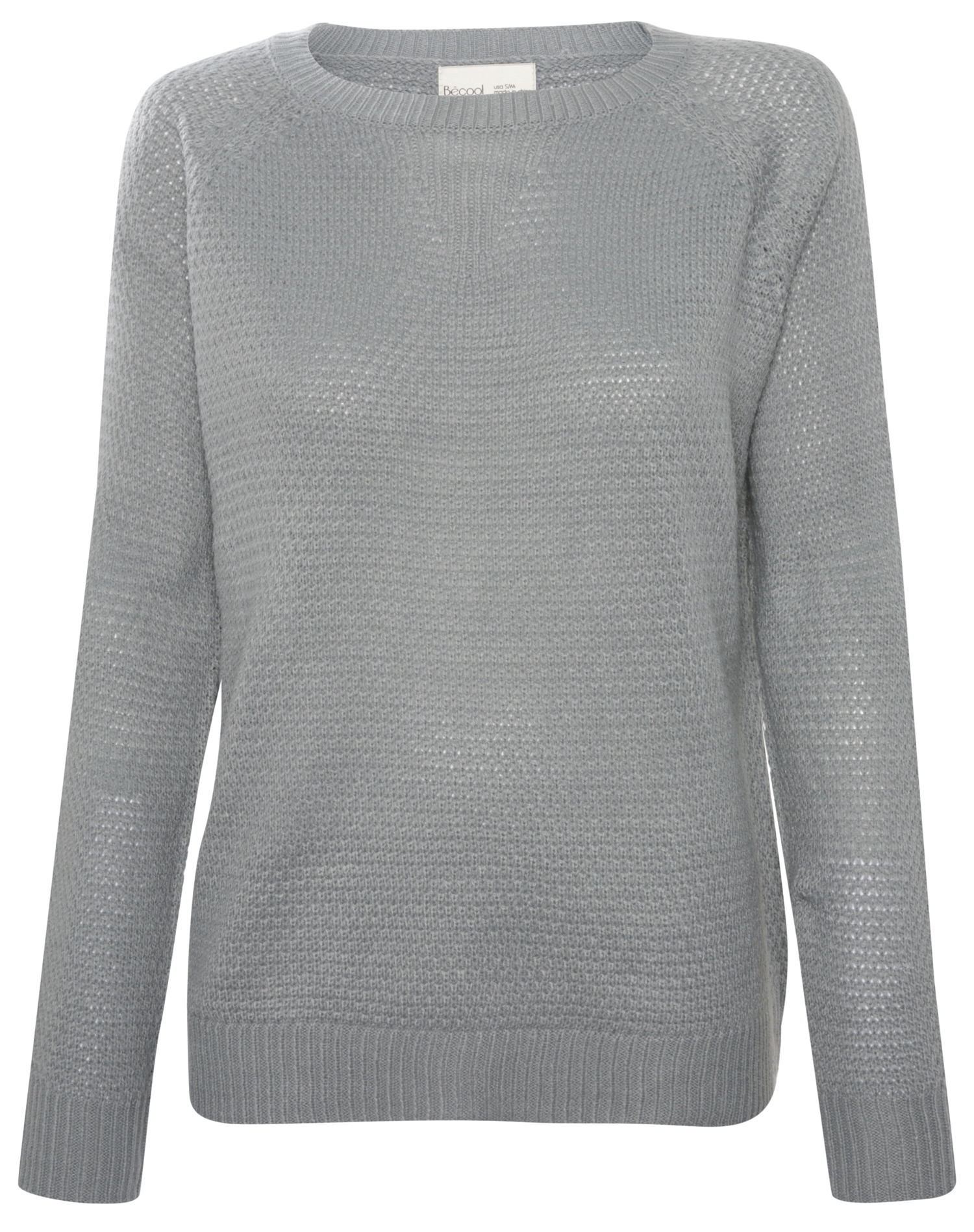 Waffle Knit V-Stitch Sweater