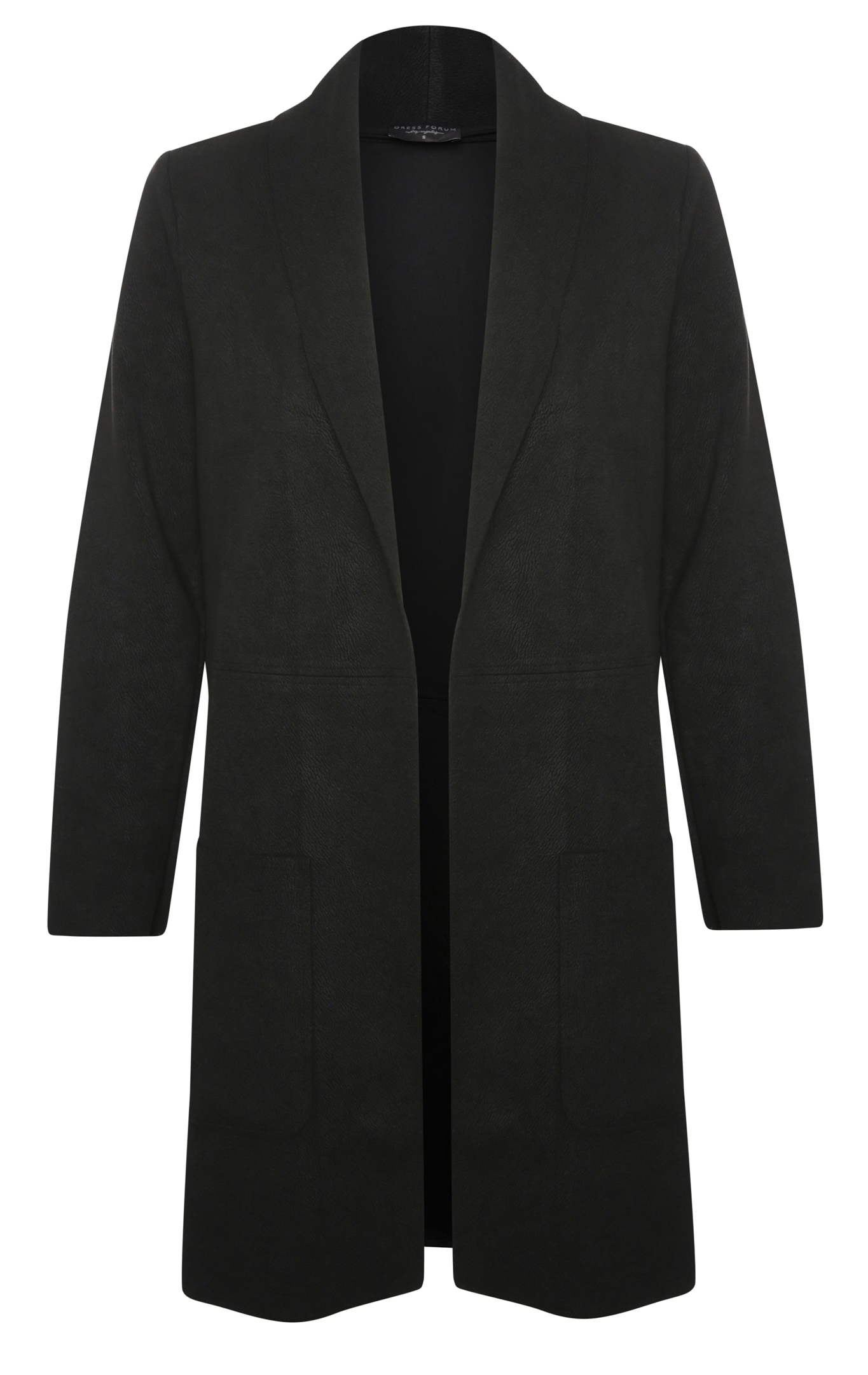 Open Front Long Coat