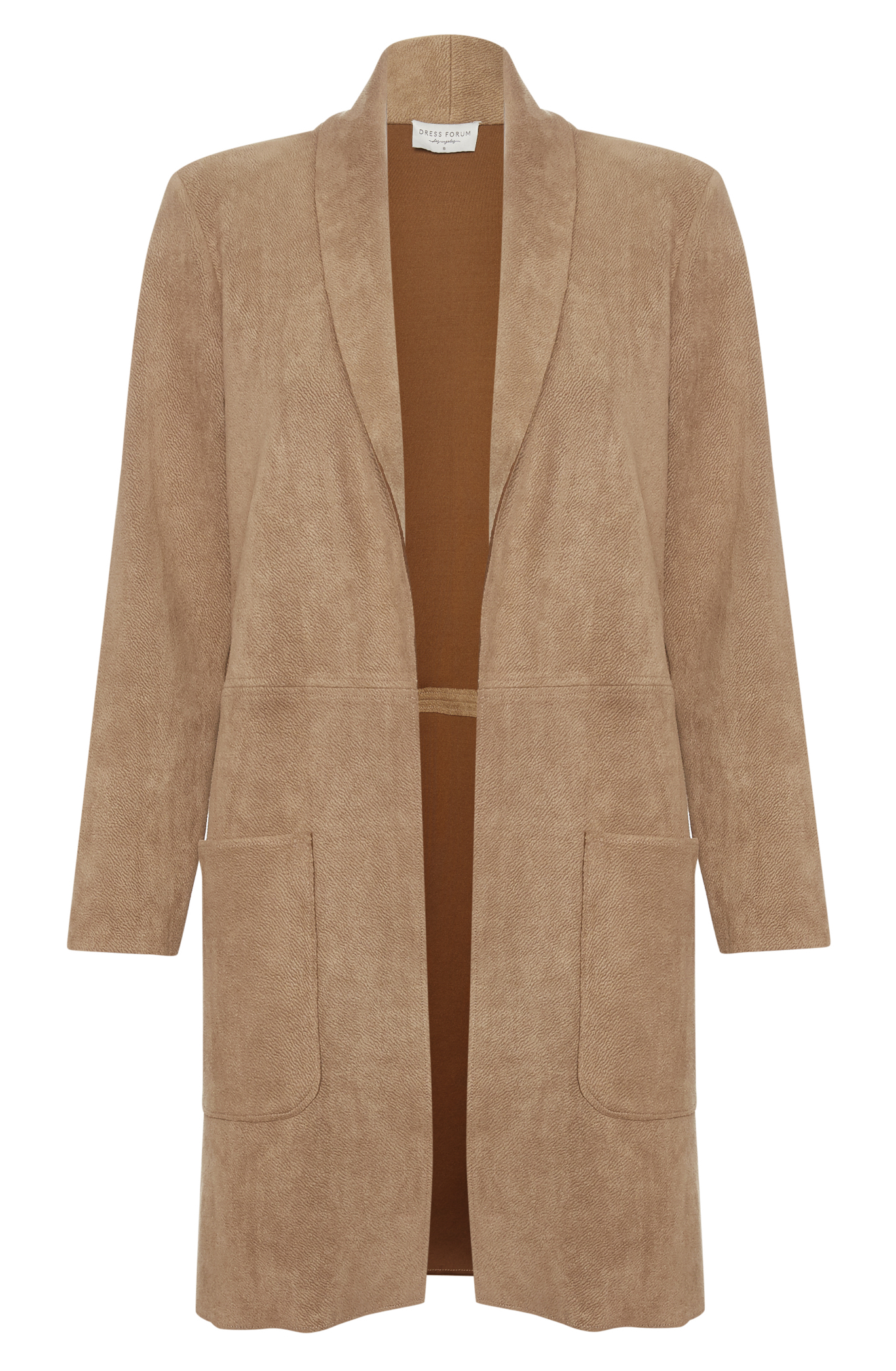 Open Front Long Coat