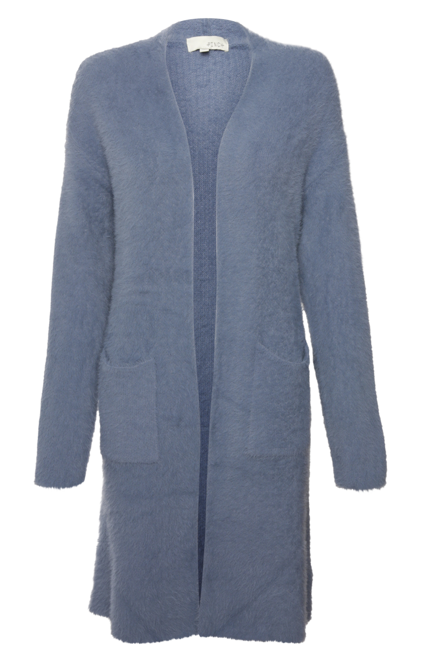 Eyelash Knit Open Cardigan