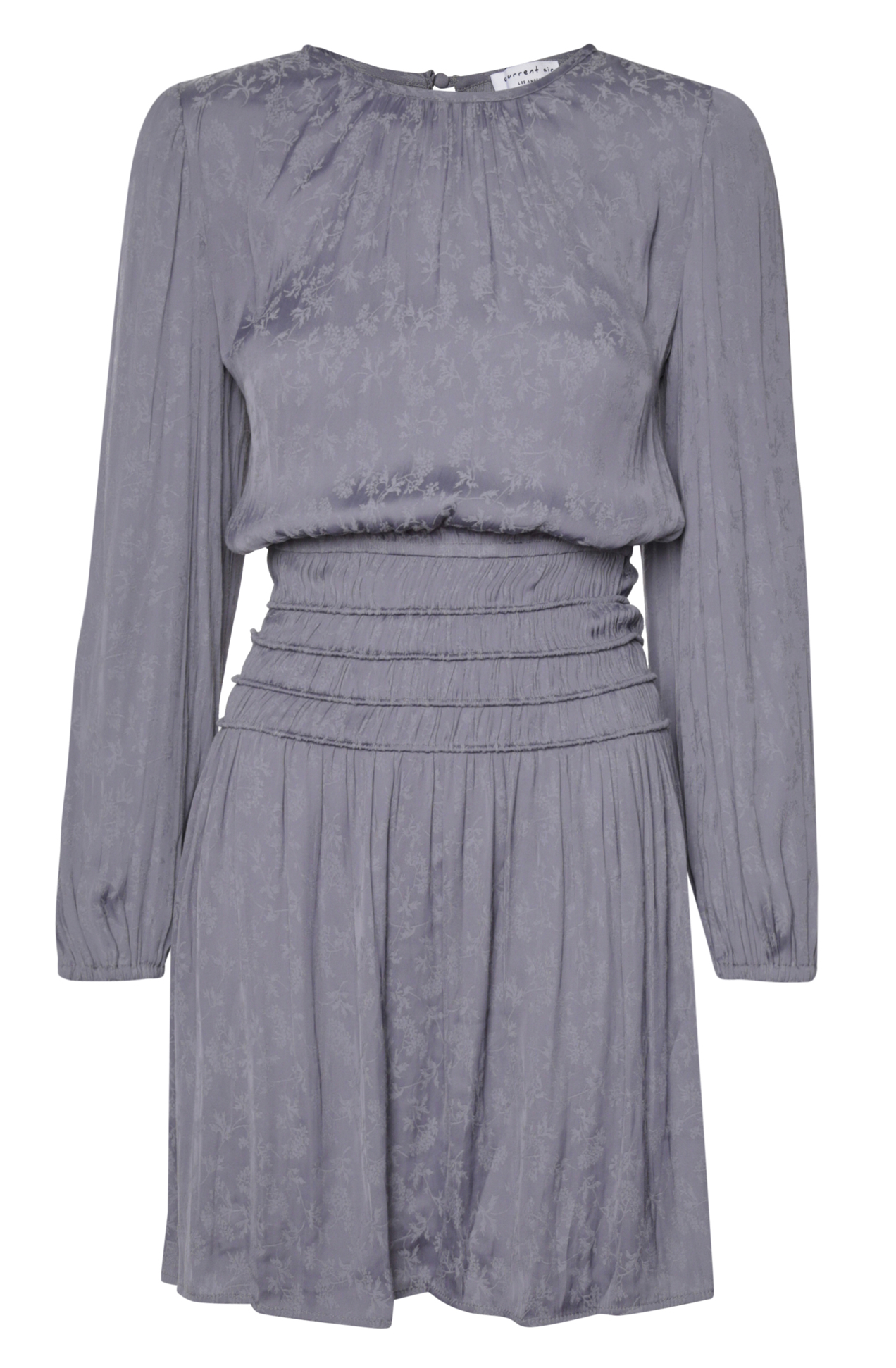 Long Sleeve Smocked Waist Dress