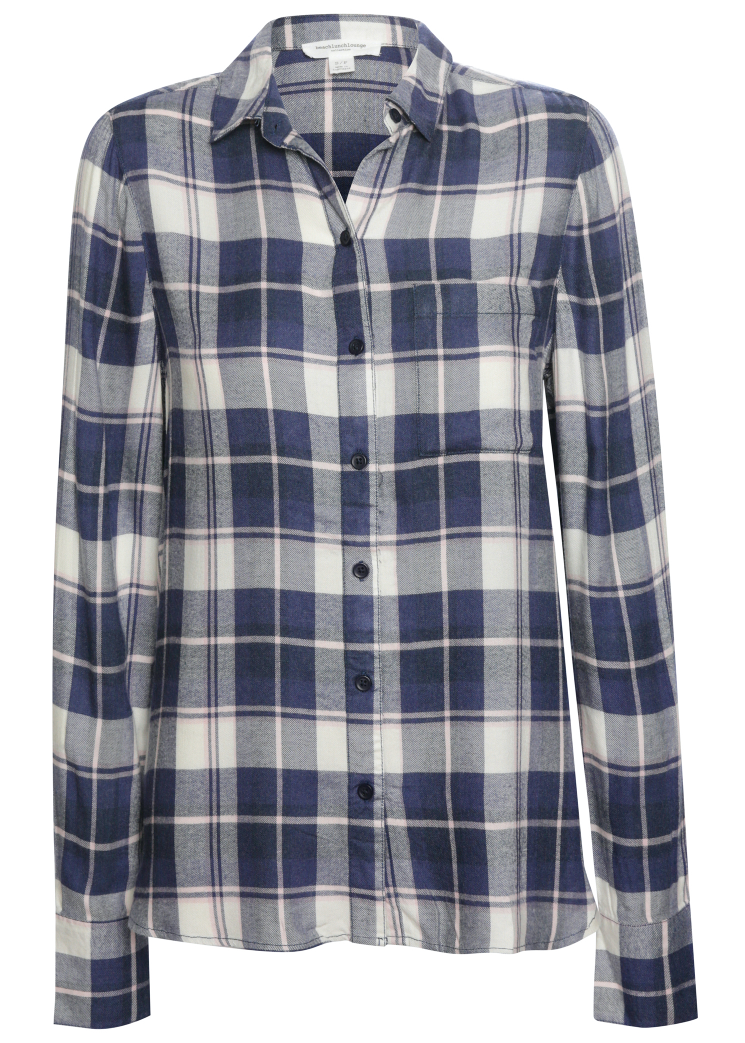 Beach Lunch Lounge Long Sleeve Plaid
