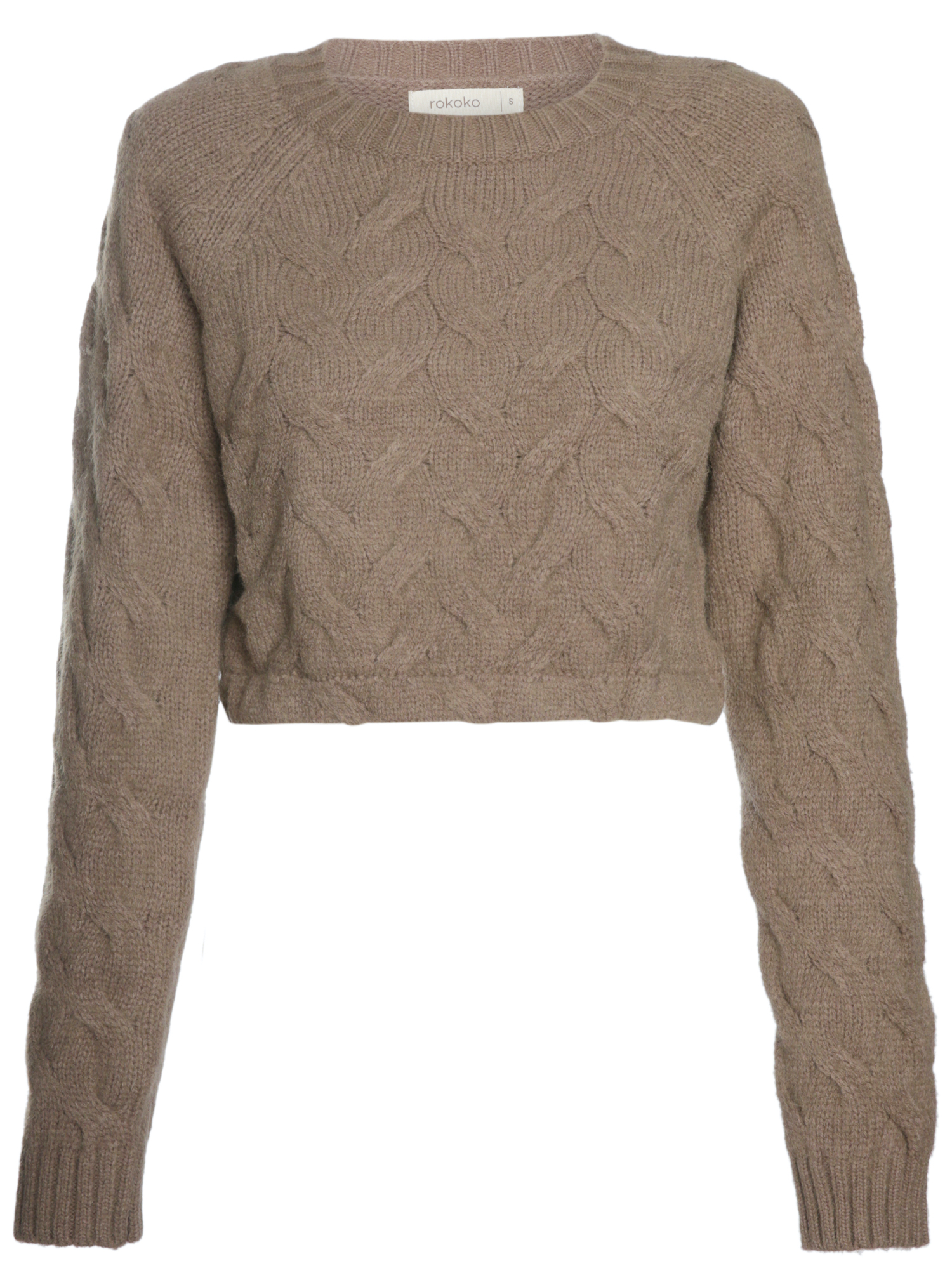 Long Sleeve Cropped Pullover Sweater