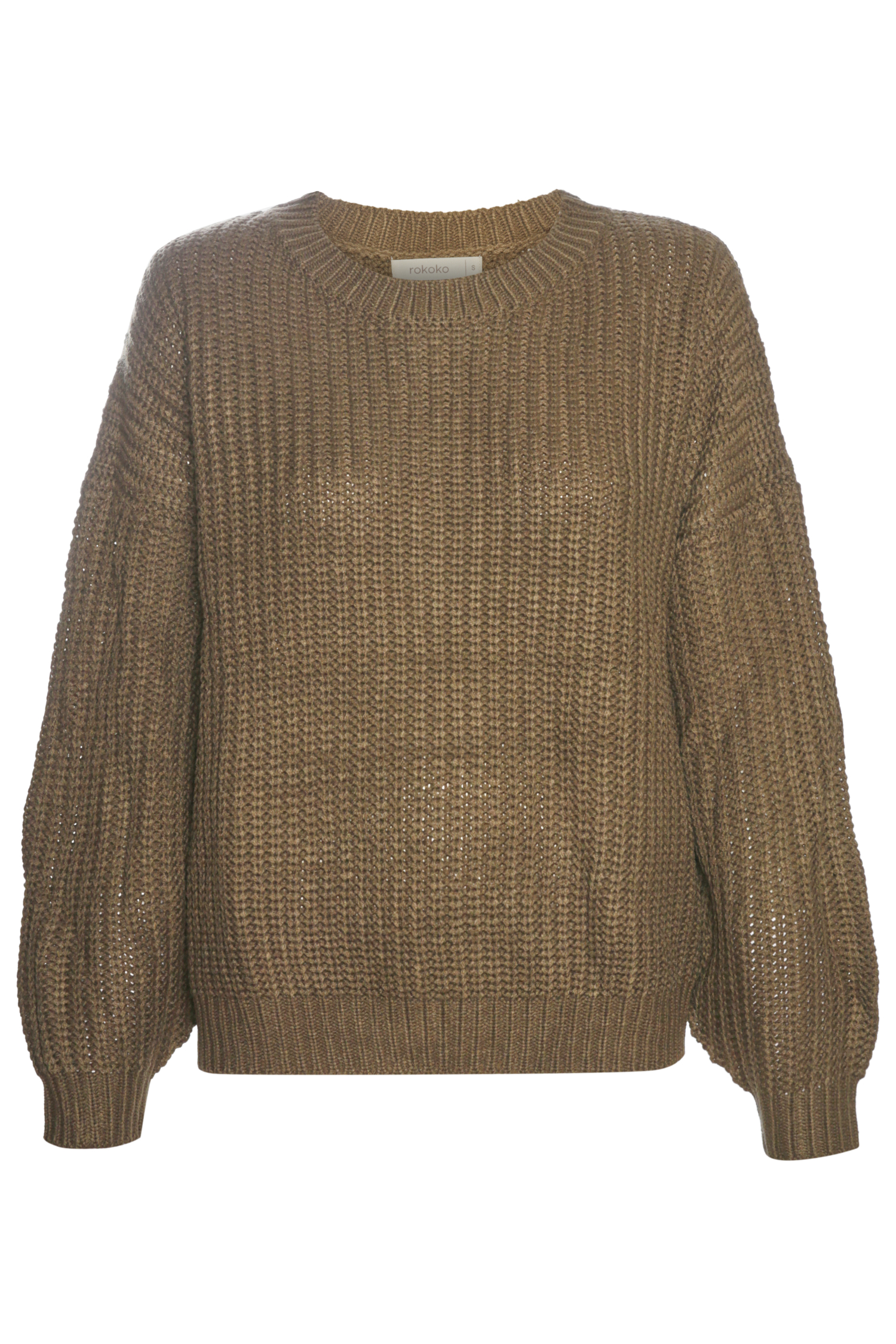 Long Bubble Sleeve Sweater