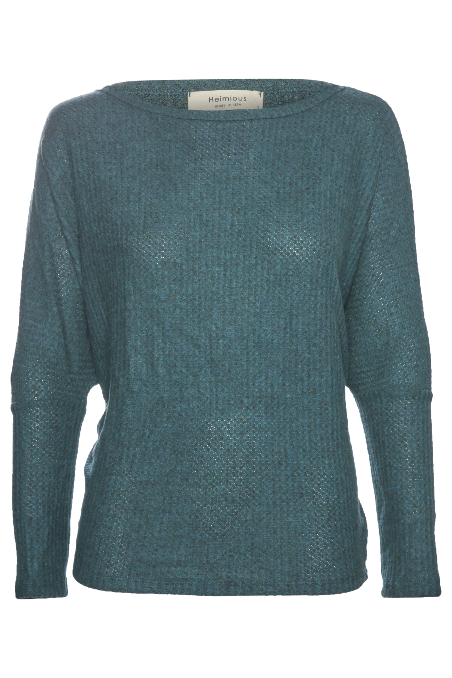 Brushed Waffle Knit Top