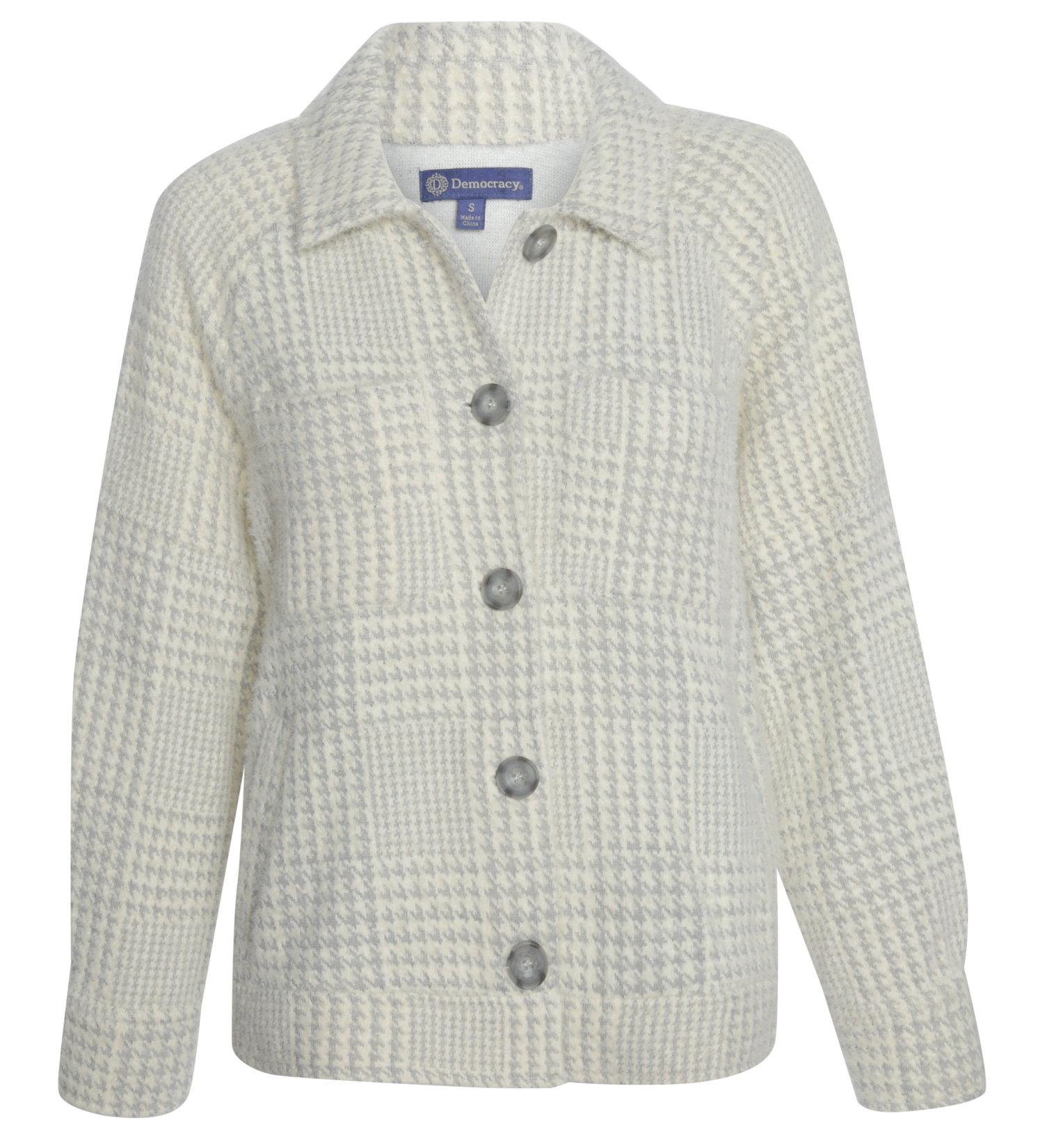 Democracy Herringbone Shirt Jacket