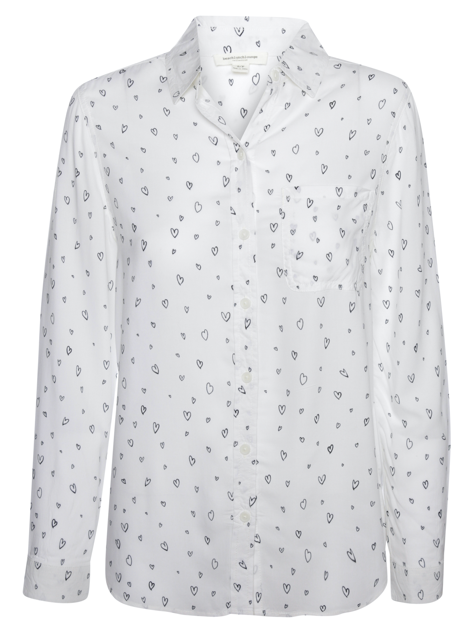 Beach Lunch Lounge Printed Button Down