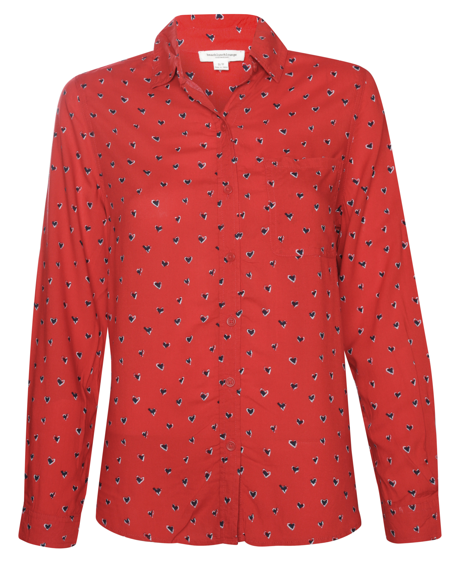 Beach Lunch Lounge Printed Button Down