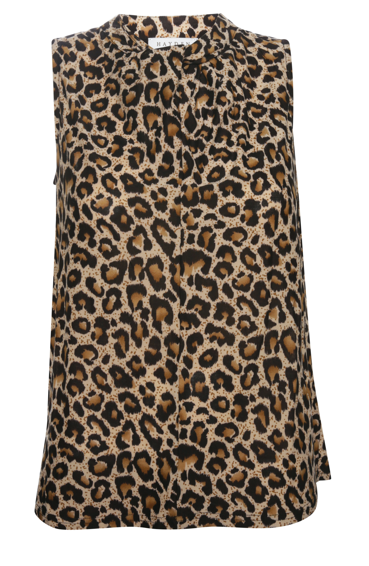 Sleeveless Leopard Print Top