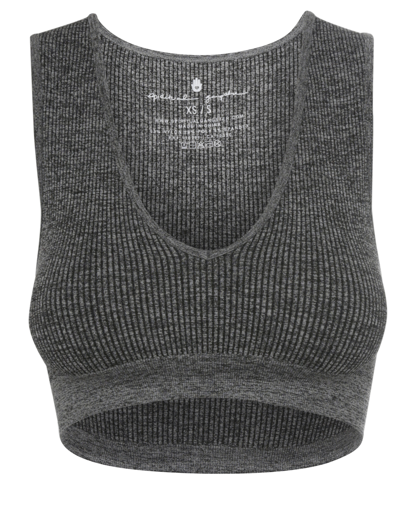 Spiritual Gangster V-Neck Sports Bra