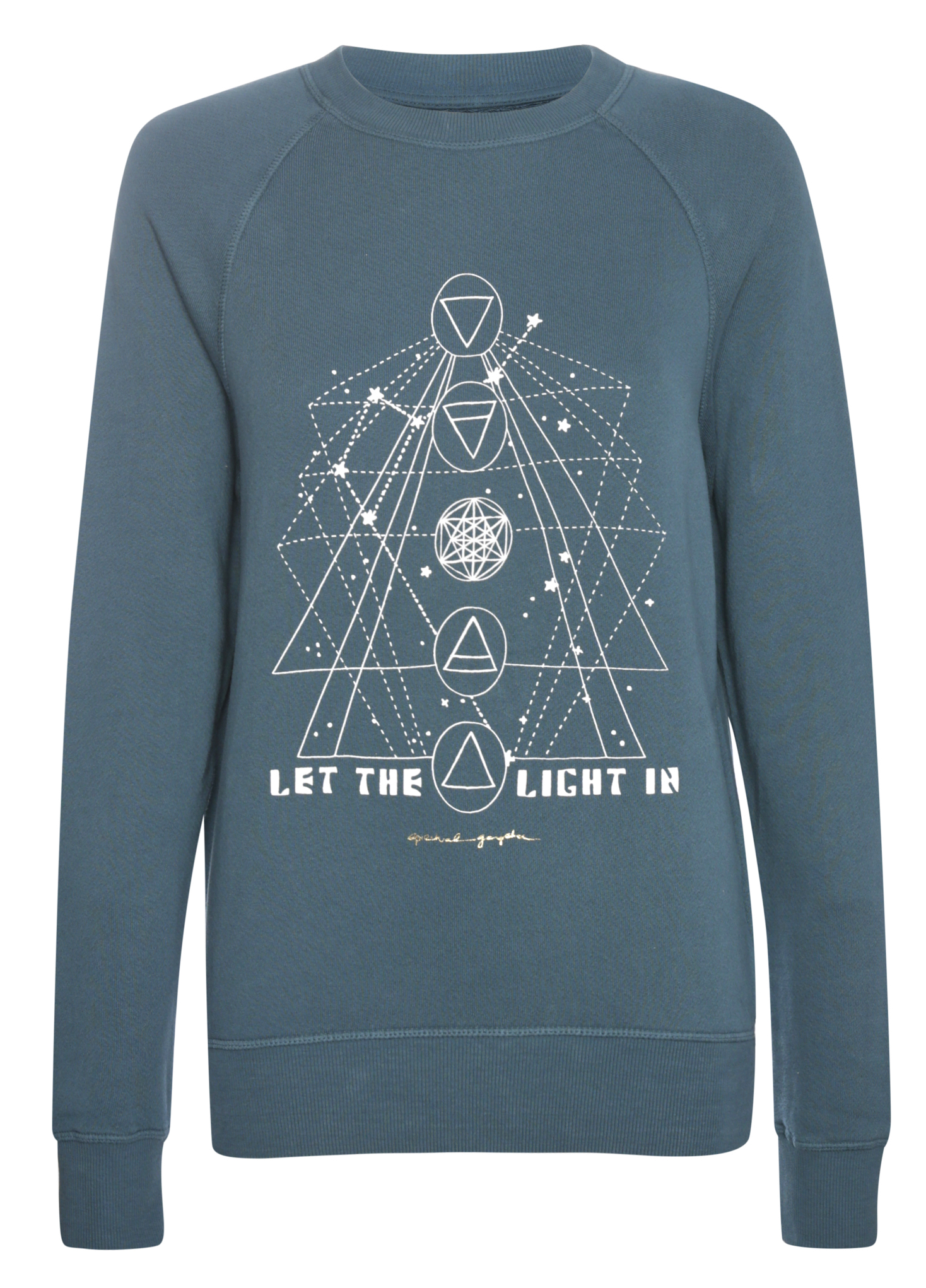 Spiritual Gangster Light Old School Terry Pullover