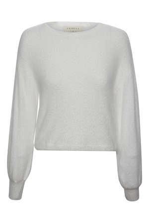 Fuzzy Crew Neck Sweater