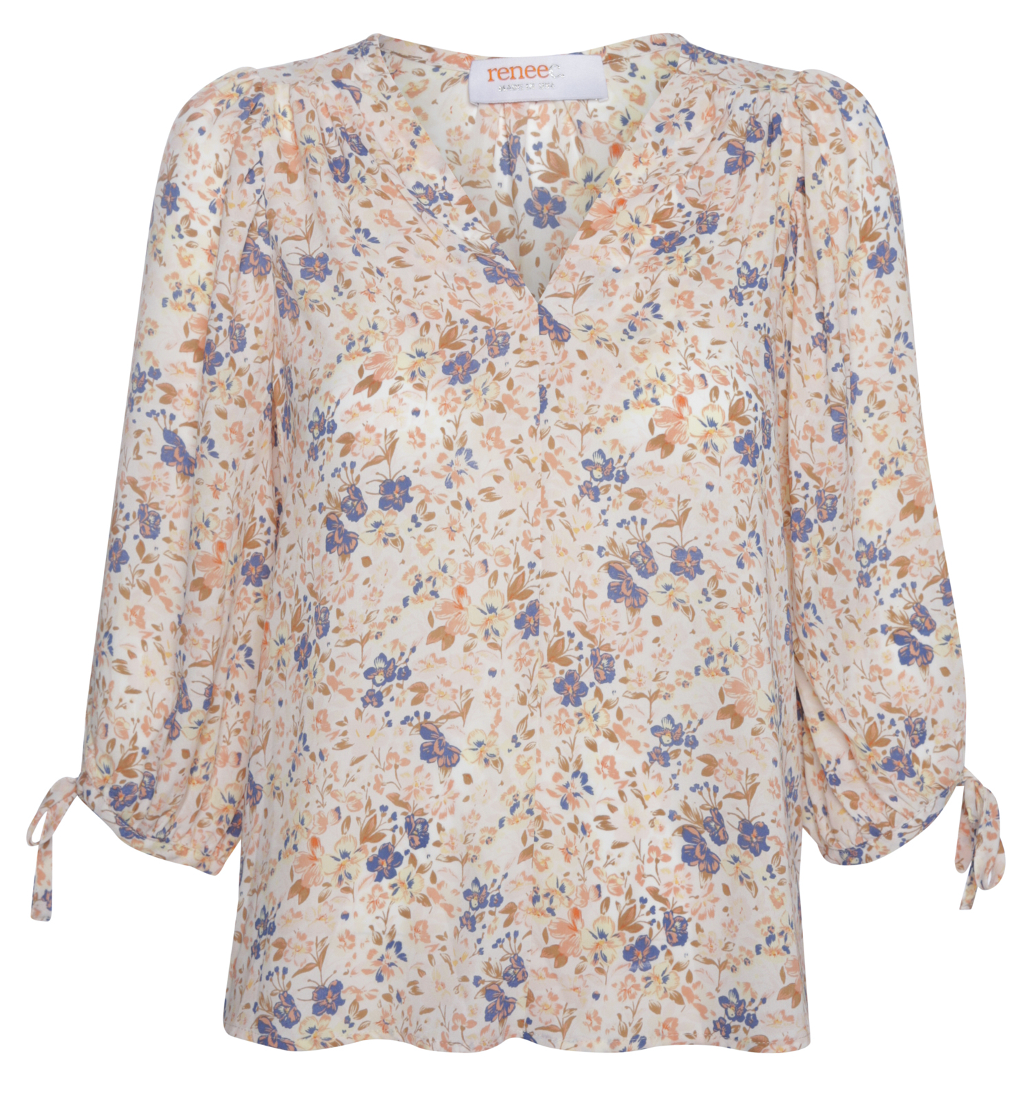 Tie Sleeve Blouse