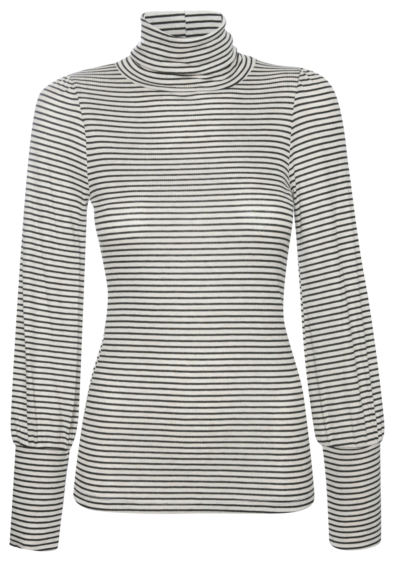 Striped Turtleneck